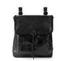 The Sak Ventura Convertible Backpack - Leather - Black Crochet