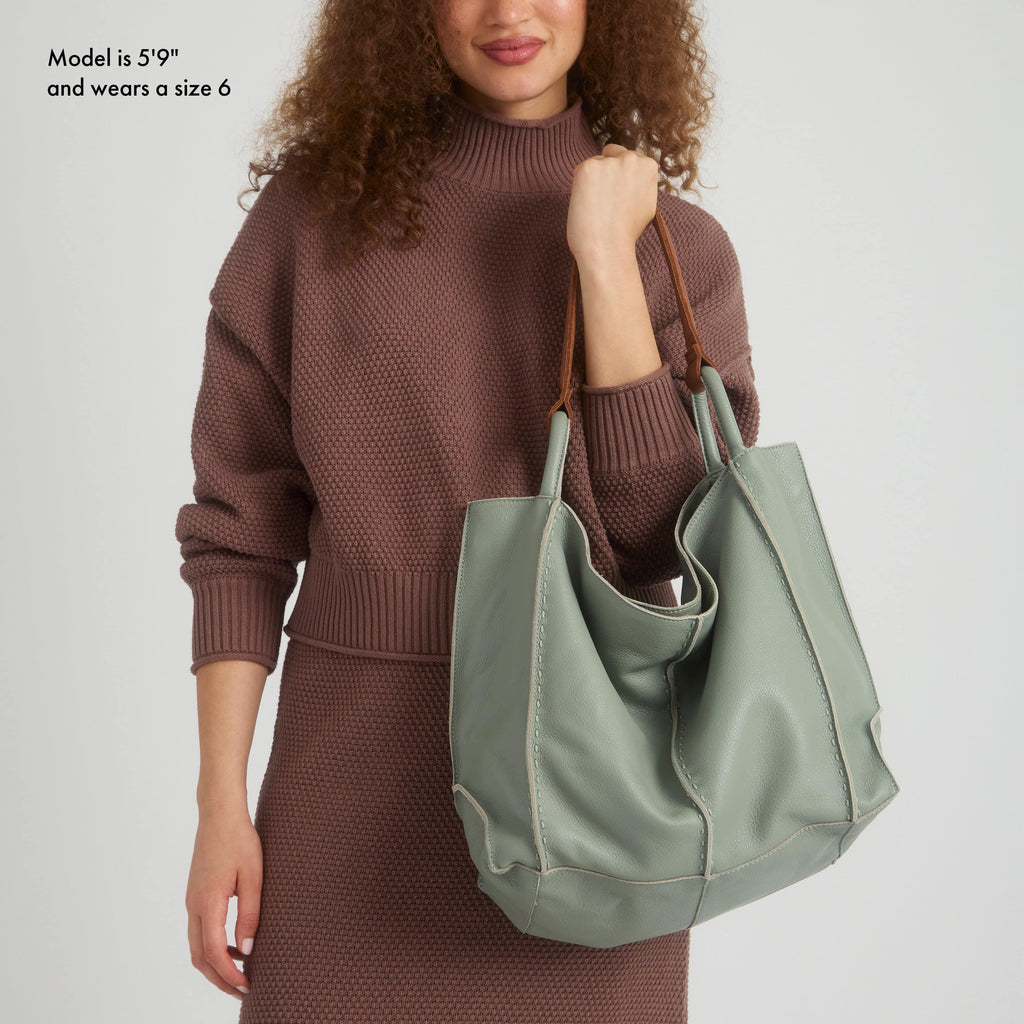 The Sak Los Feliz Large Tote - Leather - Meadow