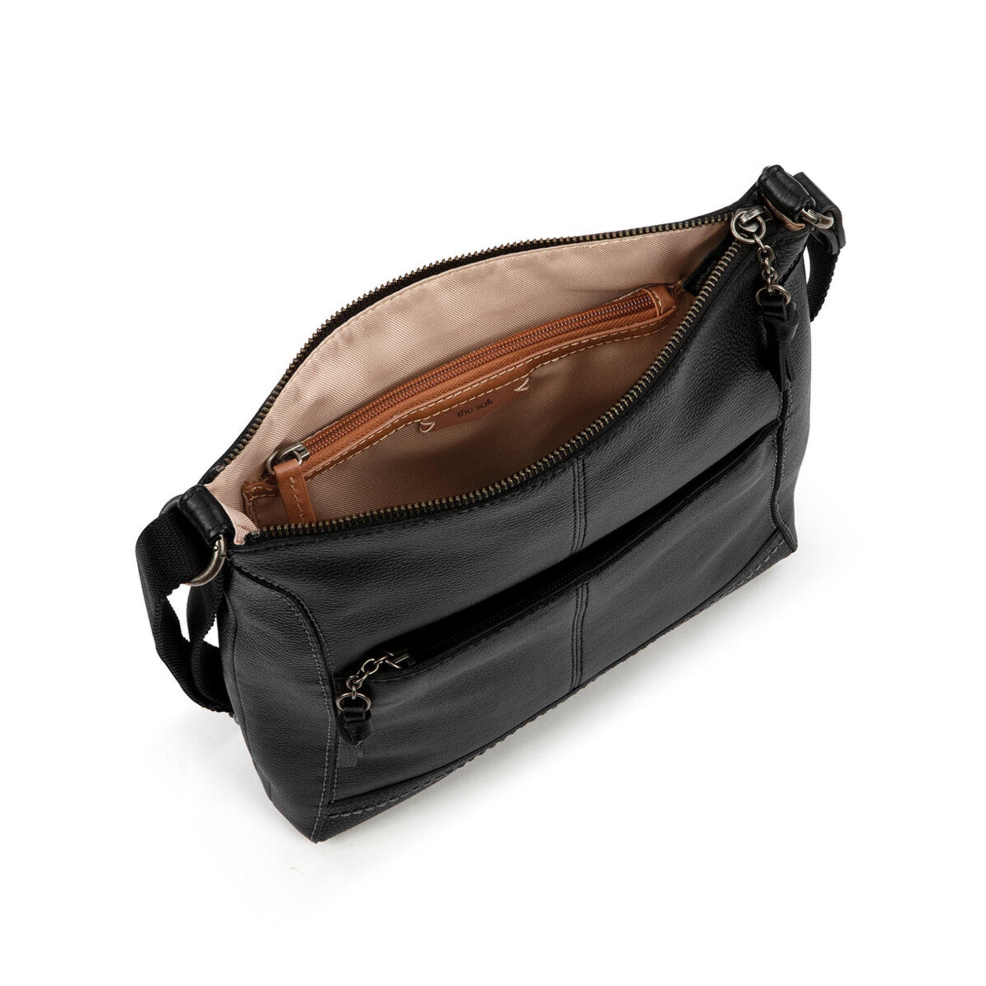 The Sak Lucia Crossbody Leather - |Black|
