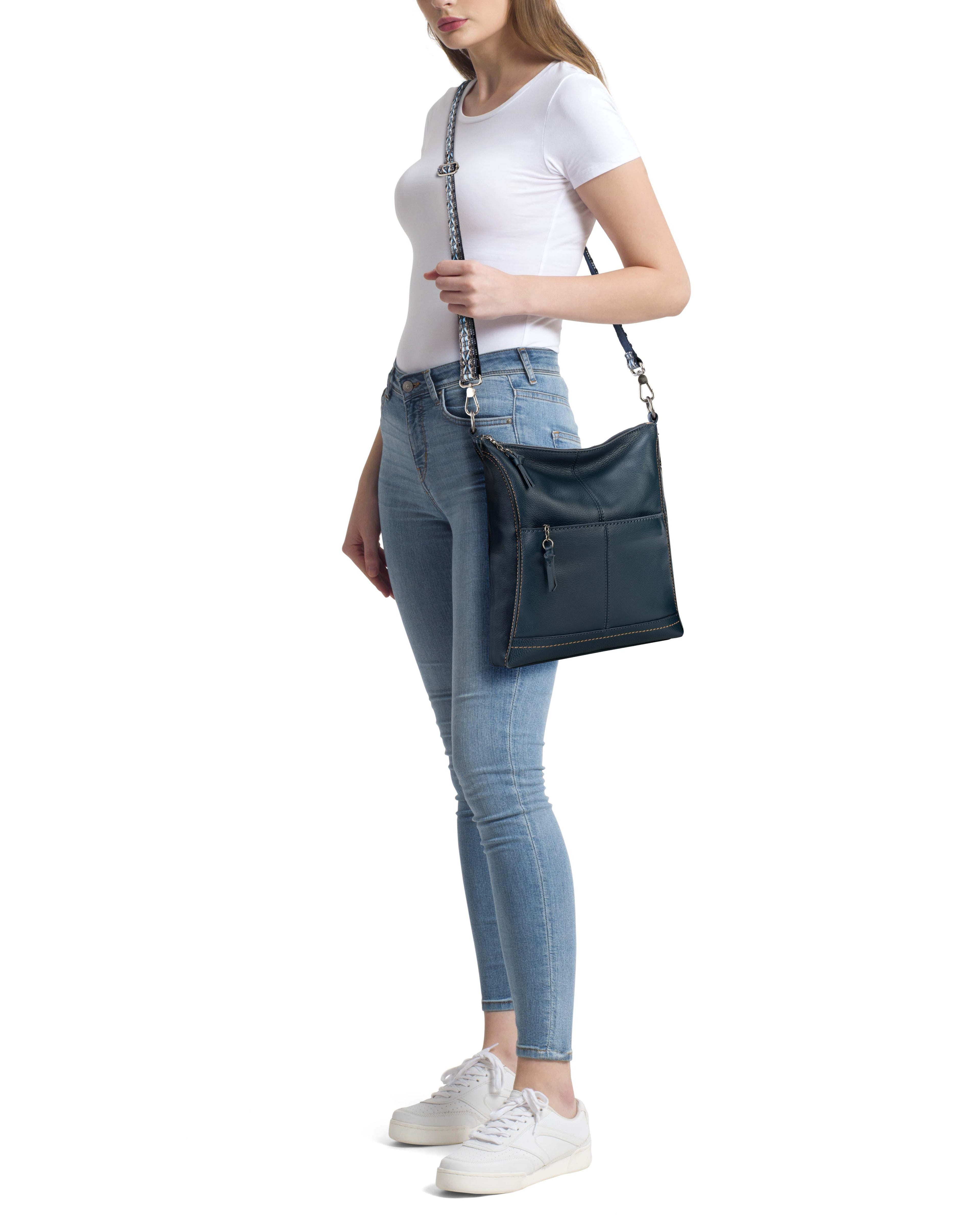 The Sak Lucia Crossbody - Leather - Indigo