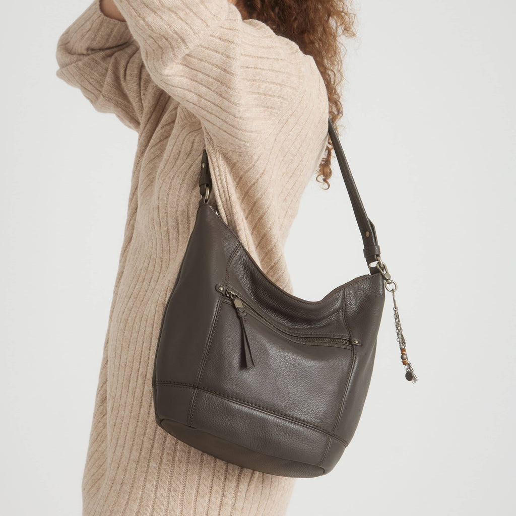 The Sak Sequoia Hobo - Leather - Slate