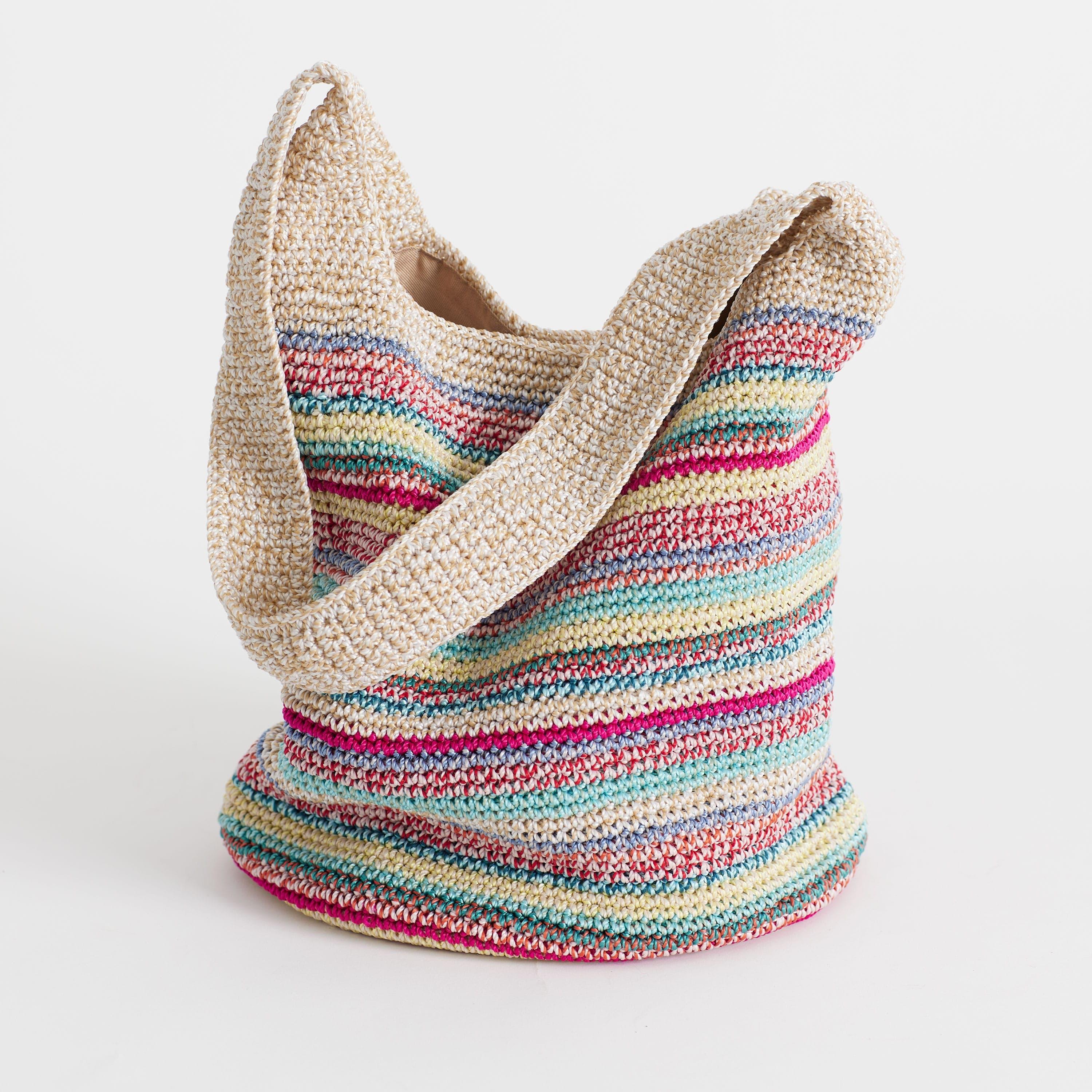 The Sak 120 Hobo - Hand Crochet - Eden Stripe