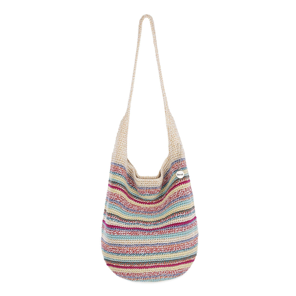 The Sak 120 Hobo - Hand Crochet - Eden Stripe