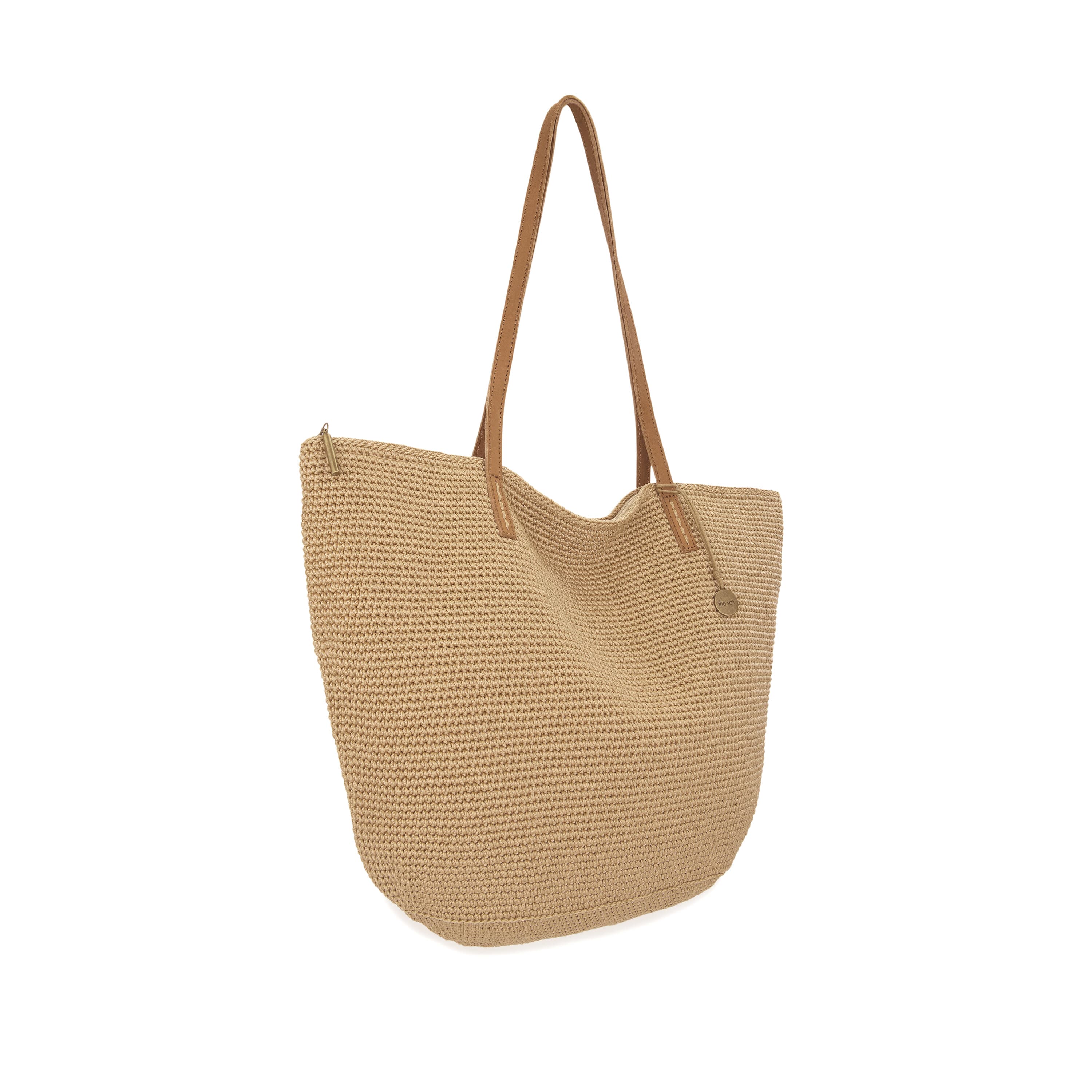The Sak Faye Large Tote - Hand Crochet - Bamboo