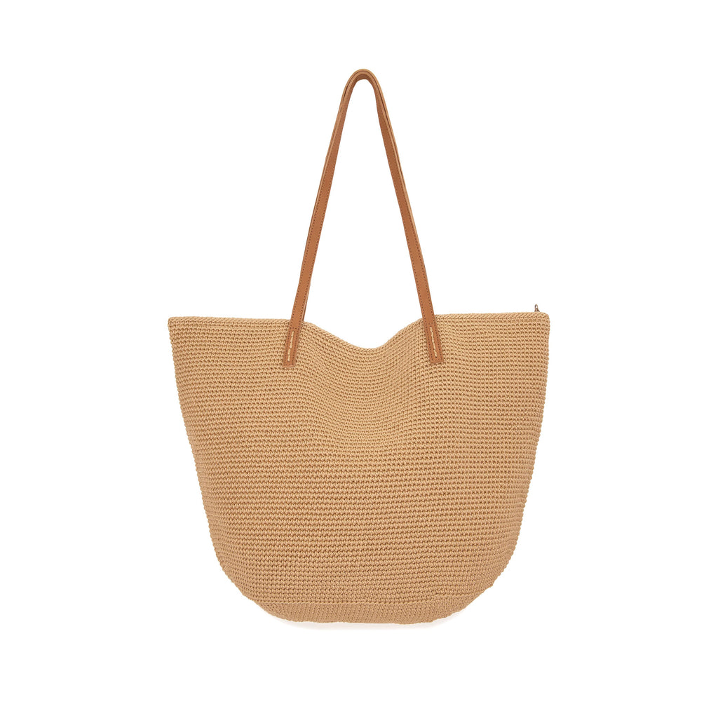 The Sak Faye Large Tote - Hand Crochet - Bamboo