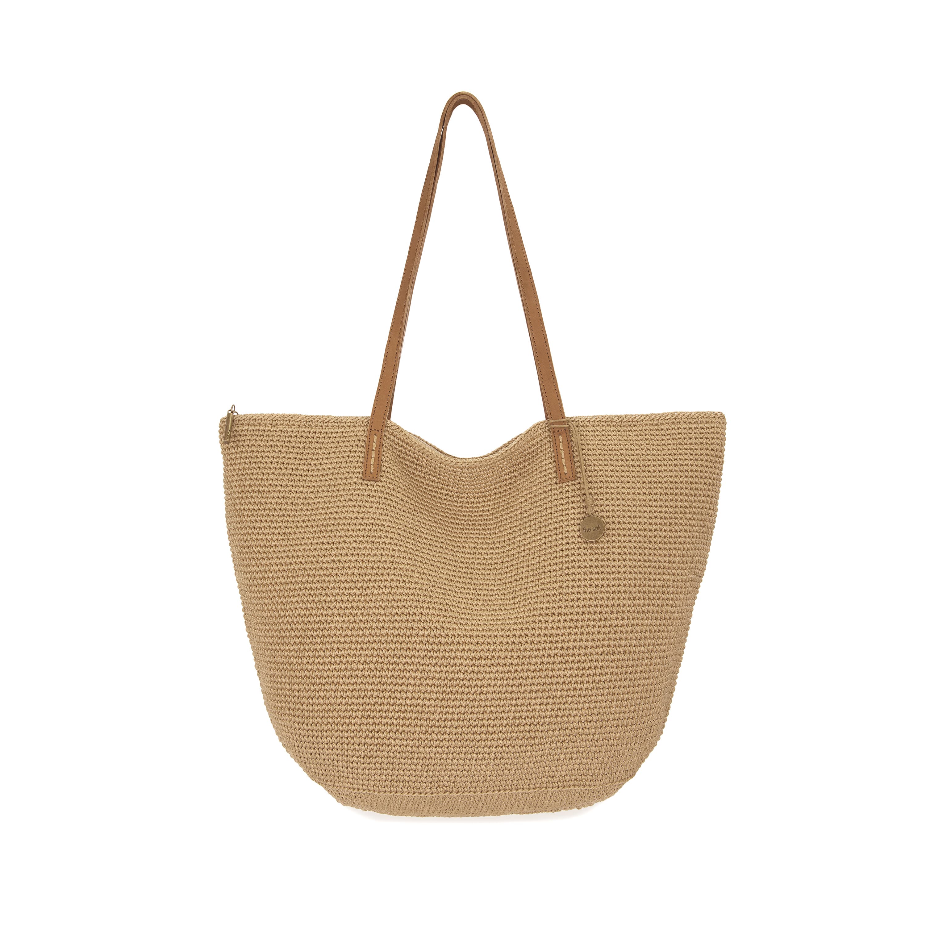 The Sak Faye Large Tote - Hand Crochet - Bamboo