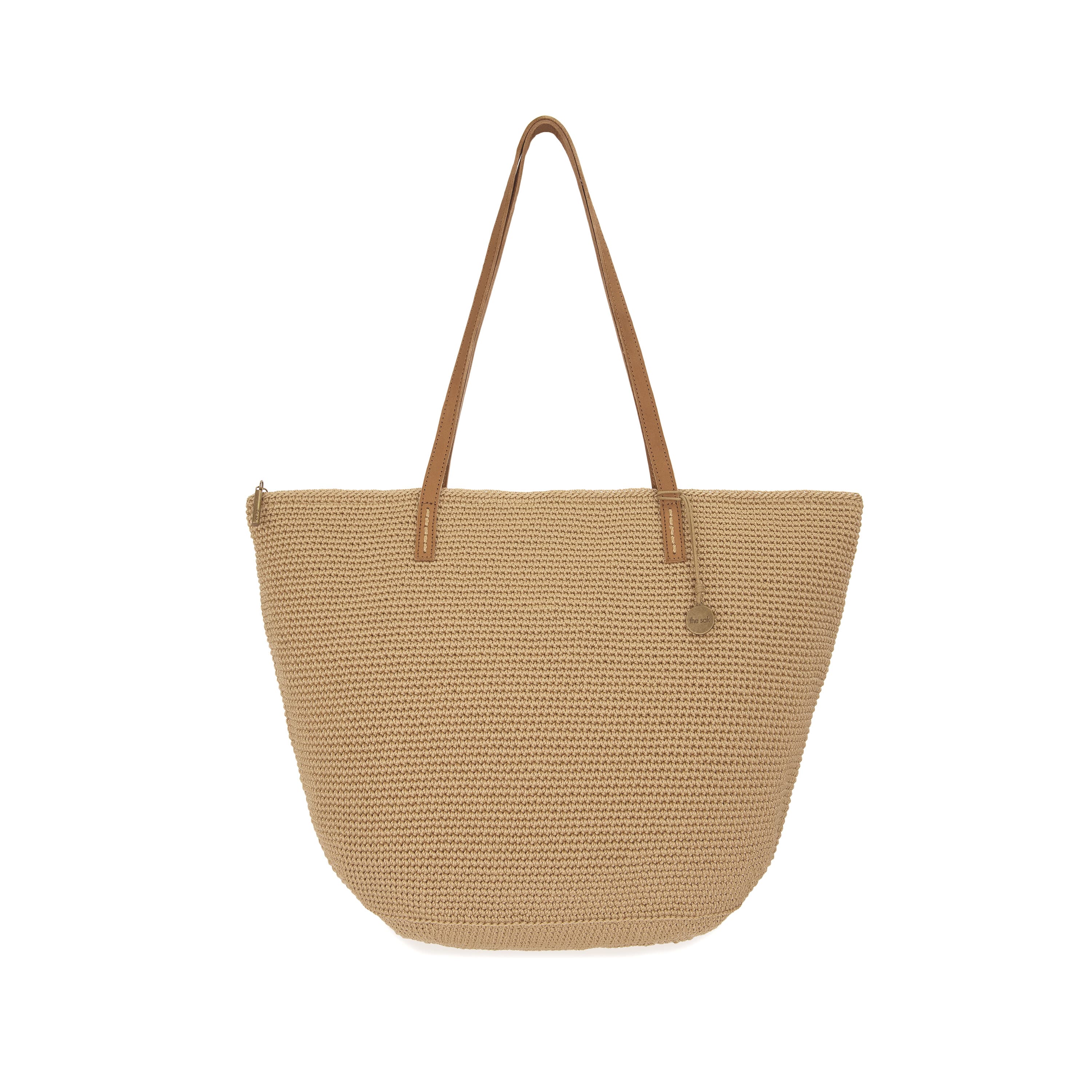 The Sak Faye Large Tote - Hand Crochet - Bamboo
