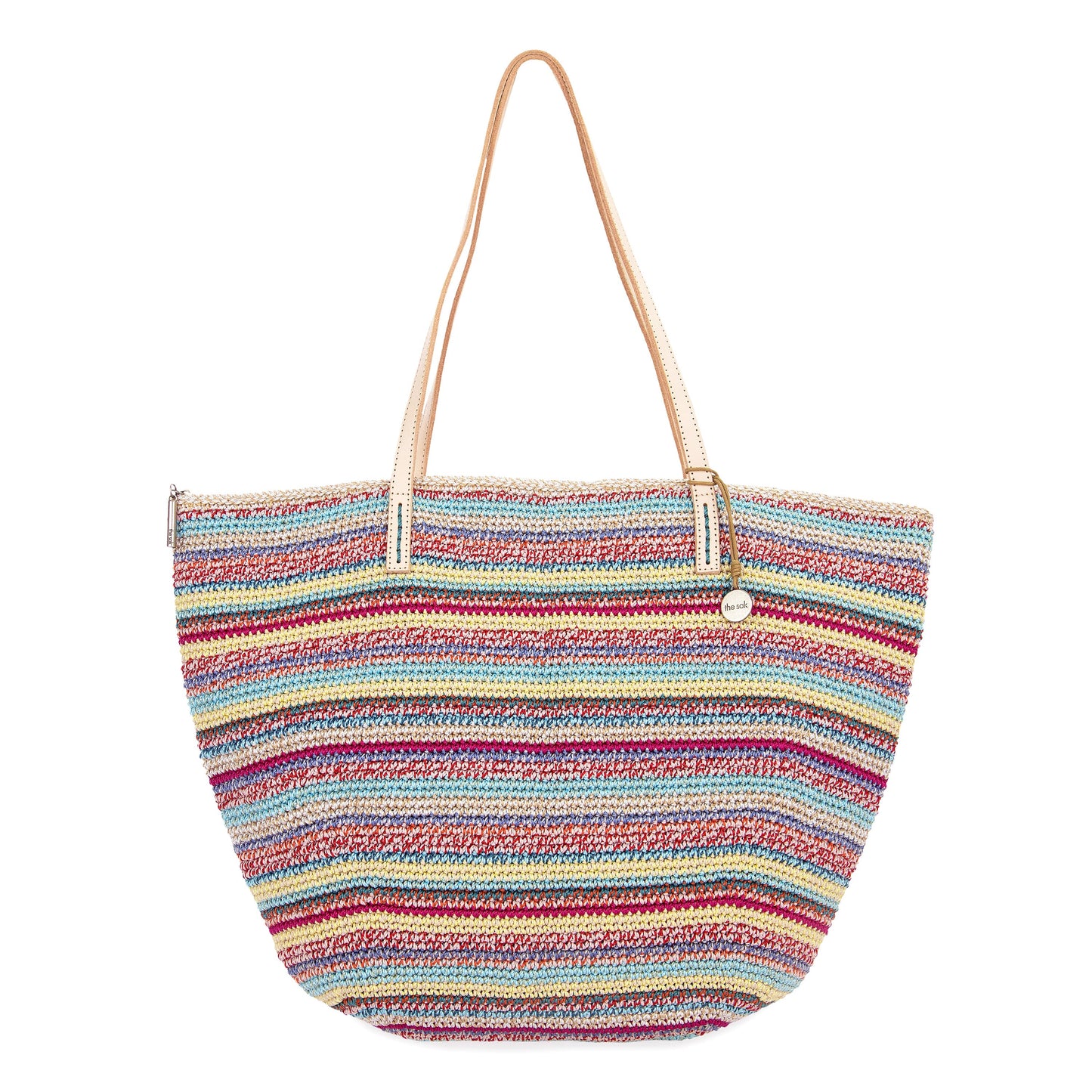 The Sak Faye Large Tote Crochet - |Eden Stripe|