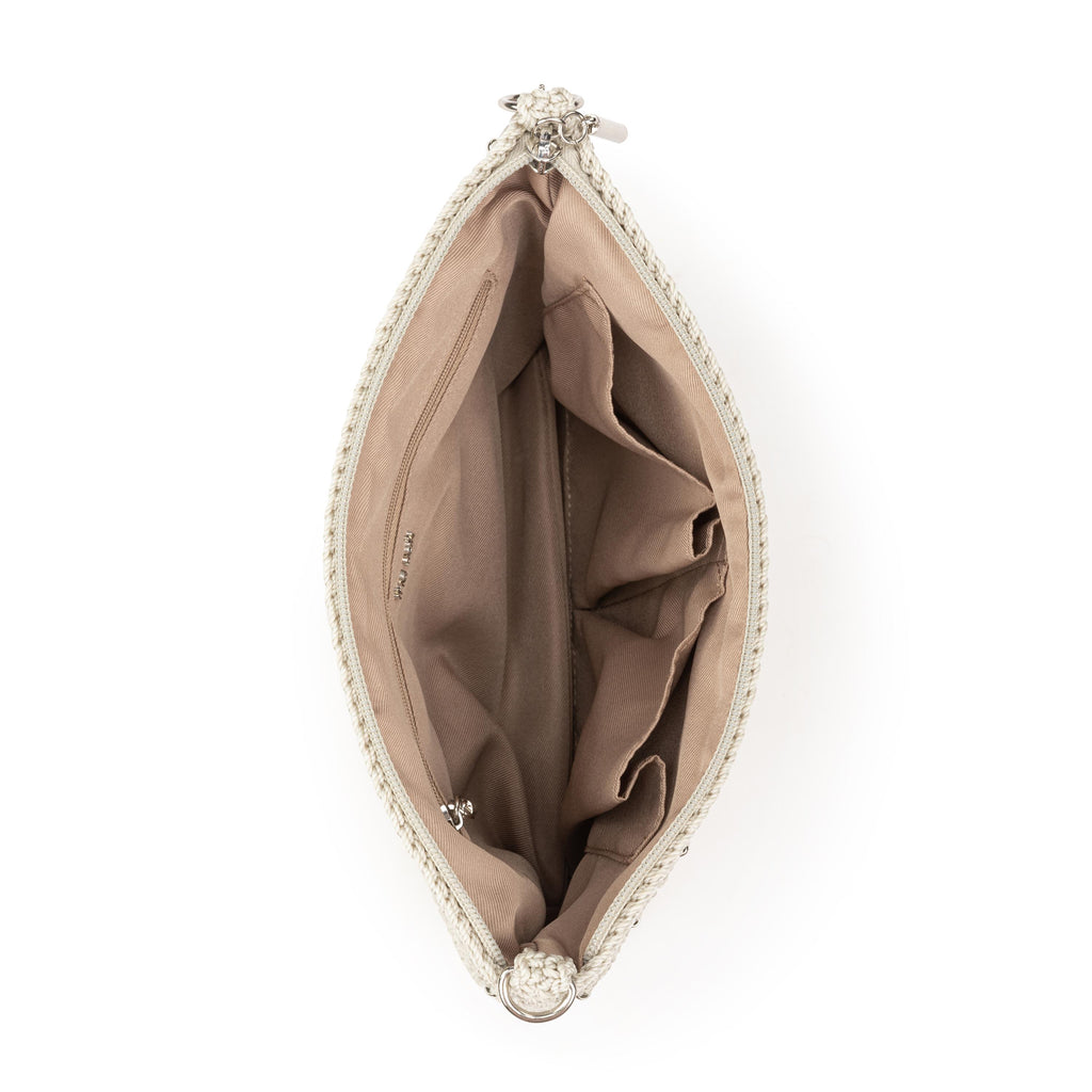 The Sak Lumi Crossbody - Hand Crochet - Natural Medallion