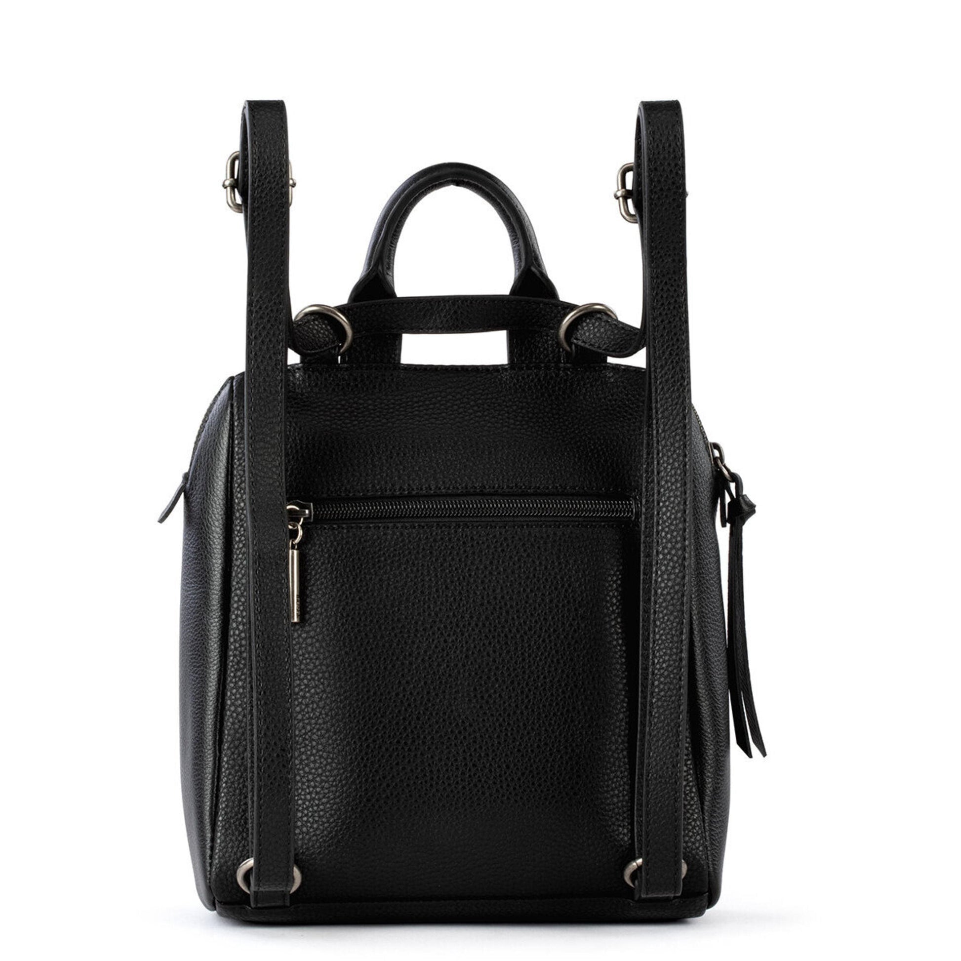 The Sak Loyola Mini Backpack Leather - |Black|