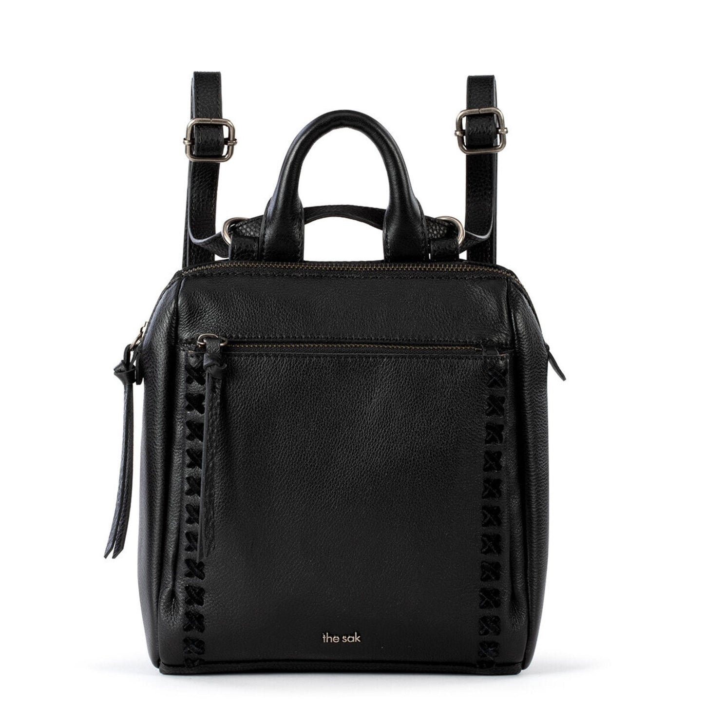 The Sak Loyola Mini Backpack Leather - |Black|