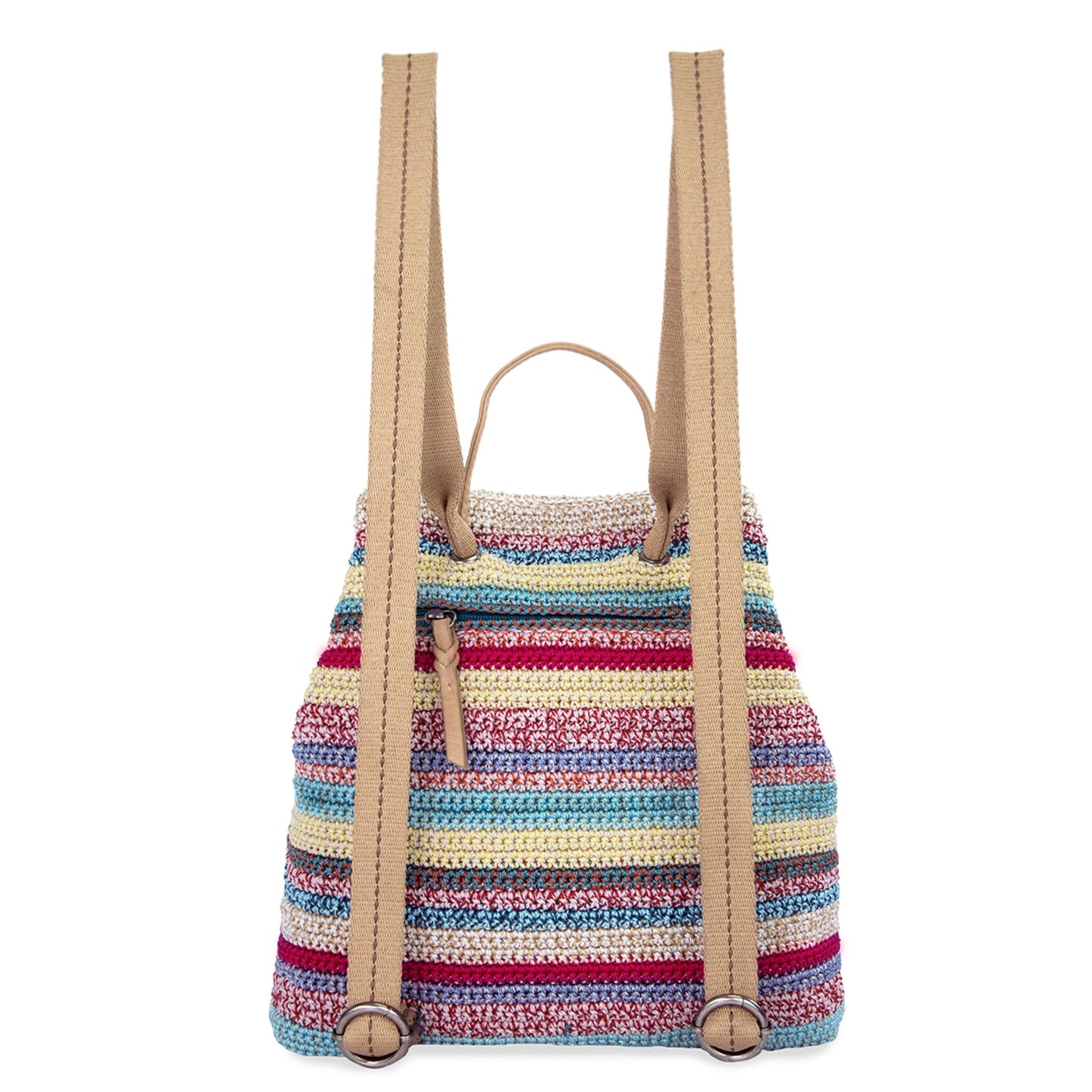The Sak Sayulita Backpack Crochet - |Eden Stripe|
