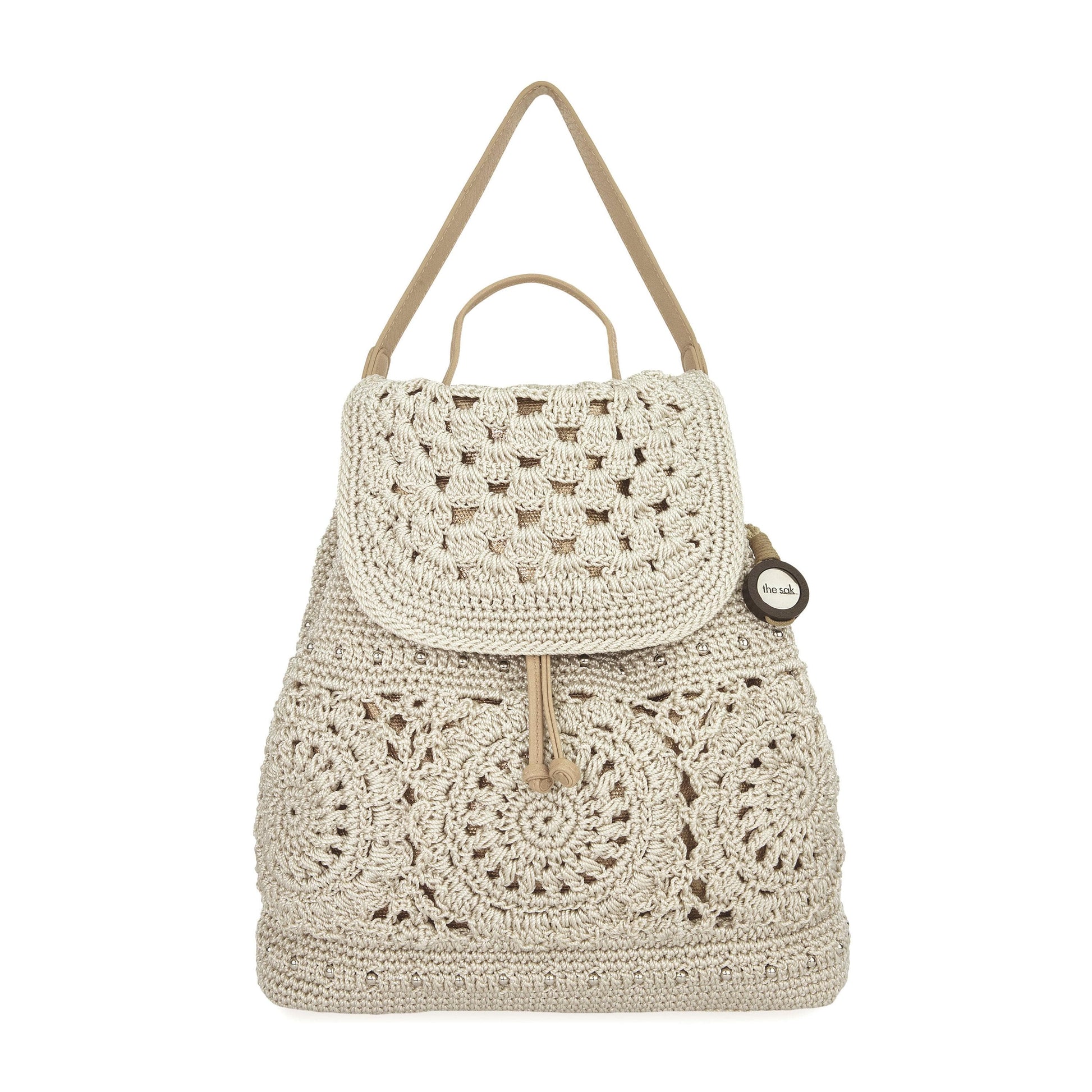 The Sak Sayulita Backpack Crochet - |Natural Medallion|