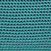 Essential Pouch - Hand Crochet - Azure