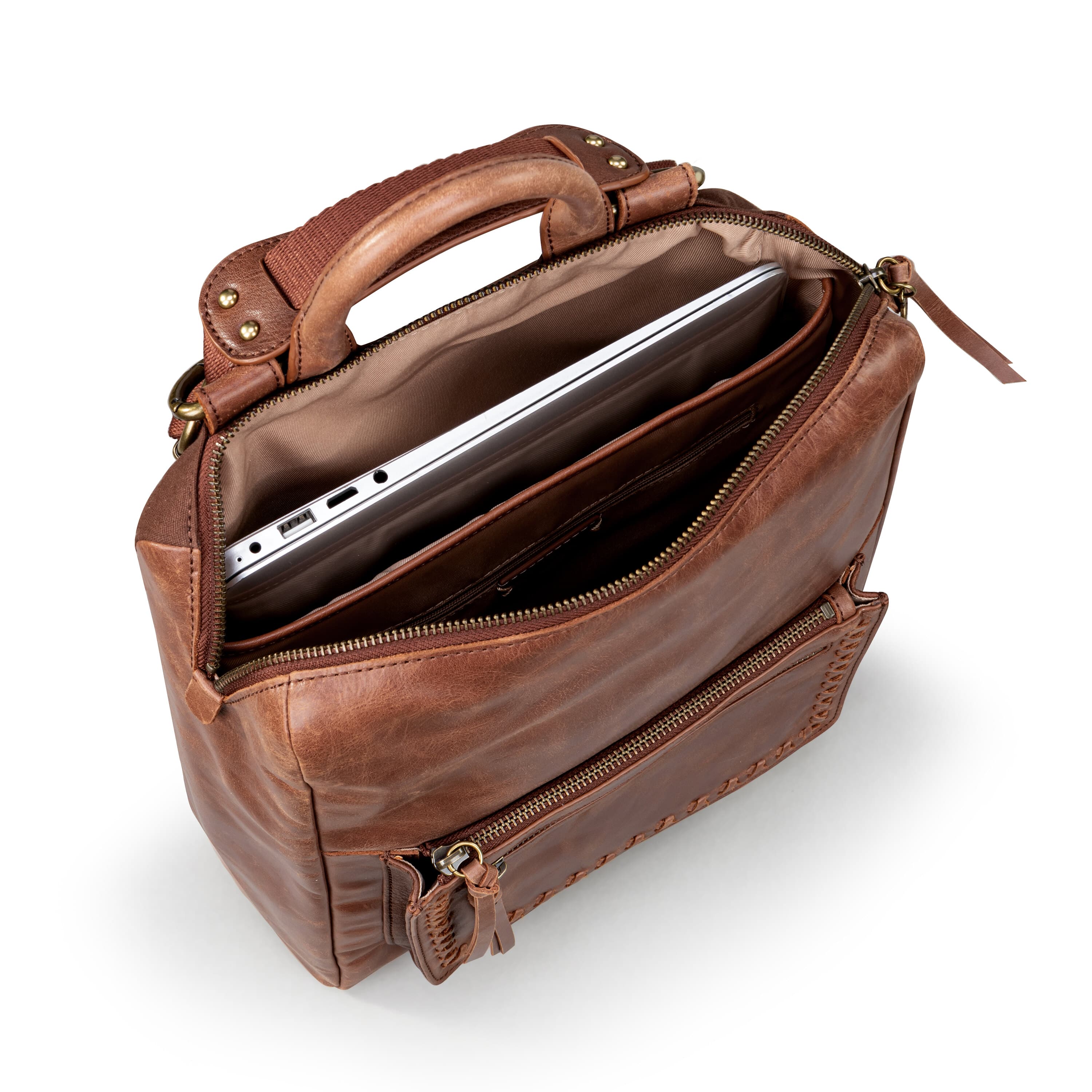 The Sak Loyola Backpack - Leather - Teak