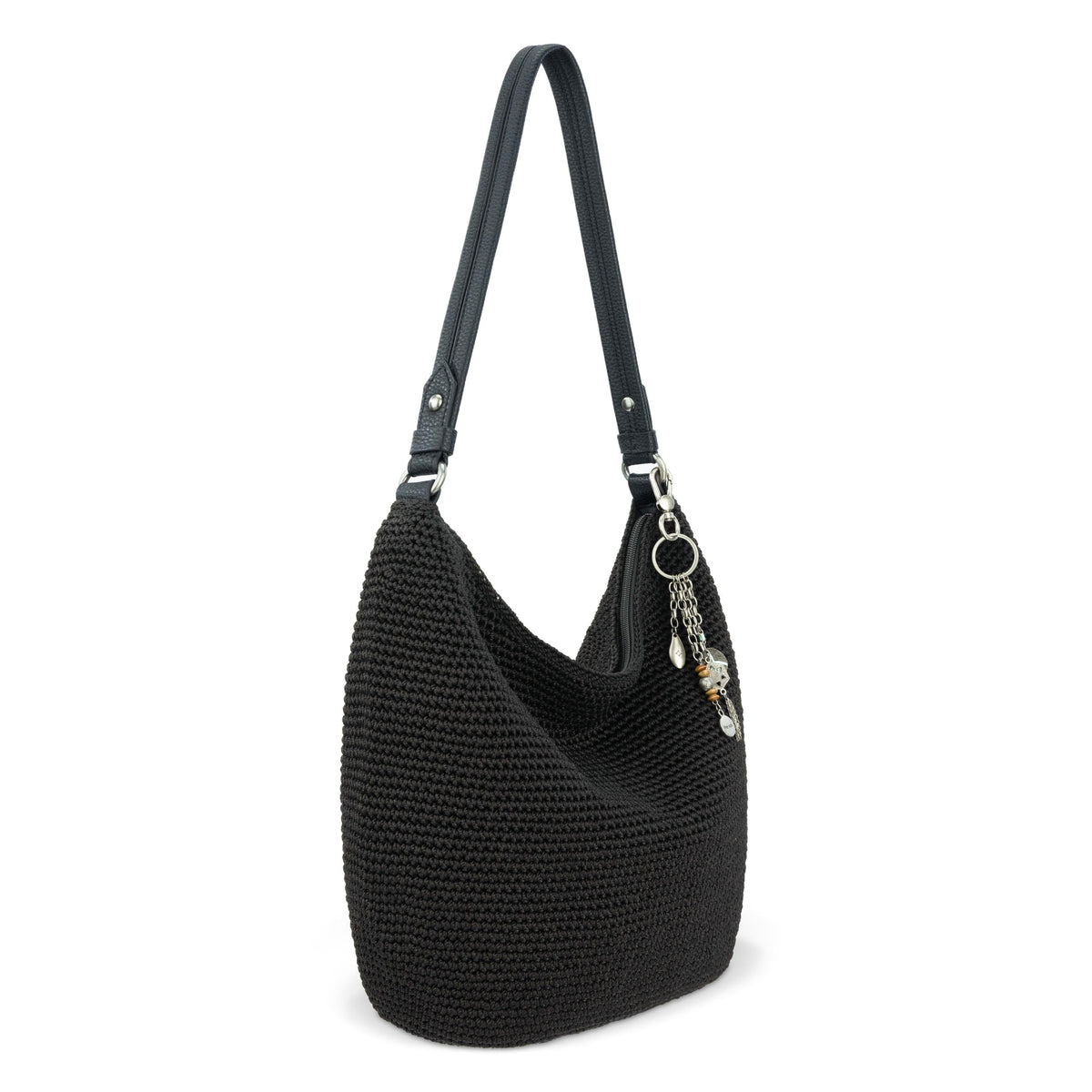 The Sak Sequoia Hobo - Hand Crochet - Black