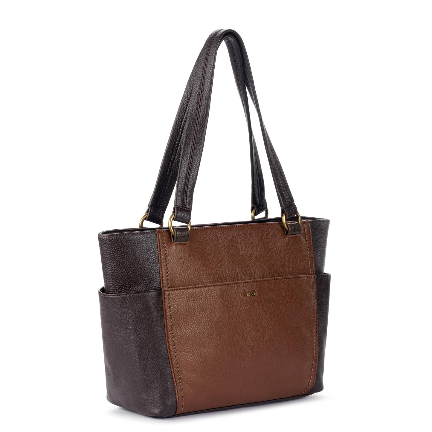 The Sak Ashby Satchel Leather - |Teak Block|