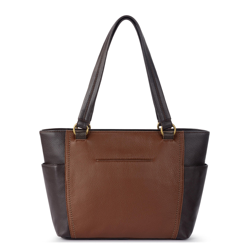 The Sak Ashby Satchel - Leather - Teak Block