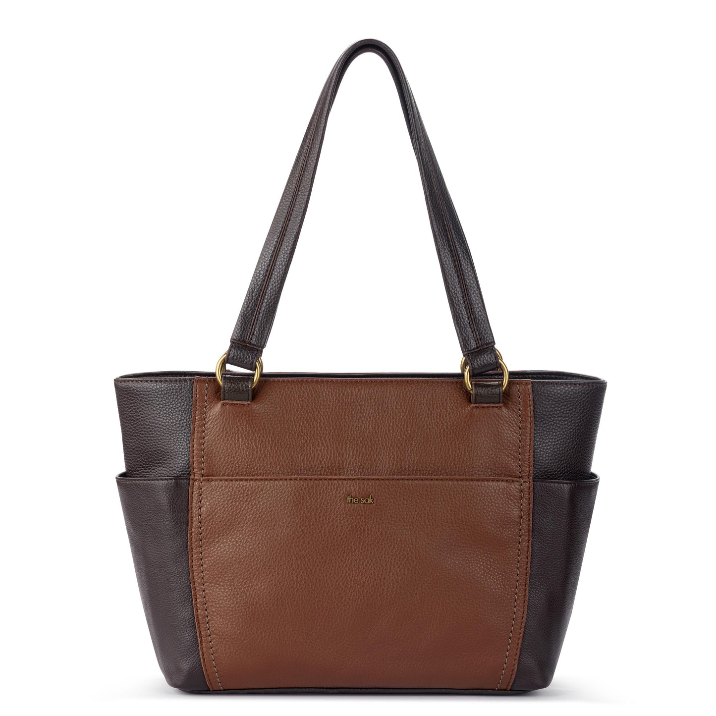 The Sak Ashby Satchel Leather - |Teak Block|