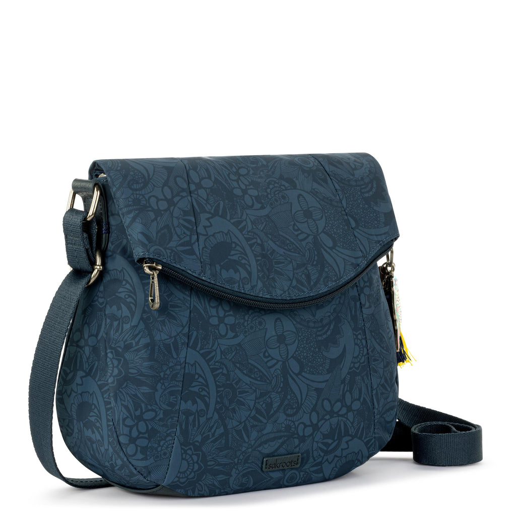 Sakroots Foldover Crossbody - EcoTwill - Indigo Spirit Desert