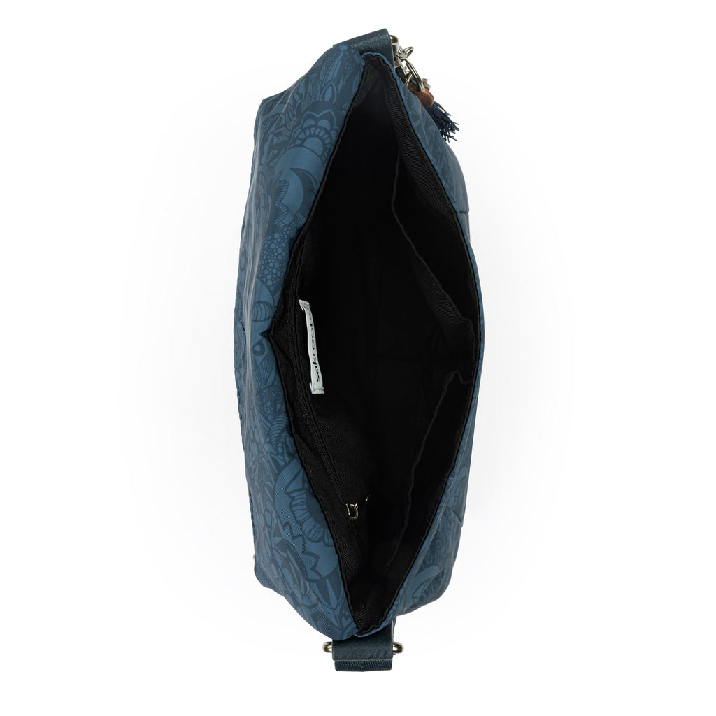 Sakroots Foldover Crossbody - EcoTwill - Indigo Spirit Desert