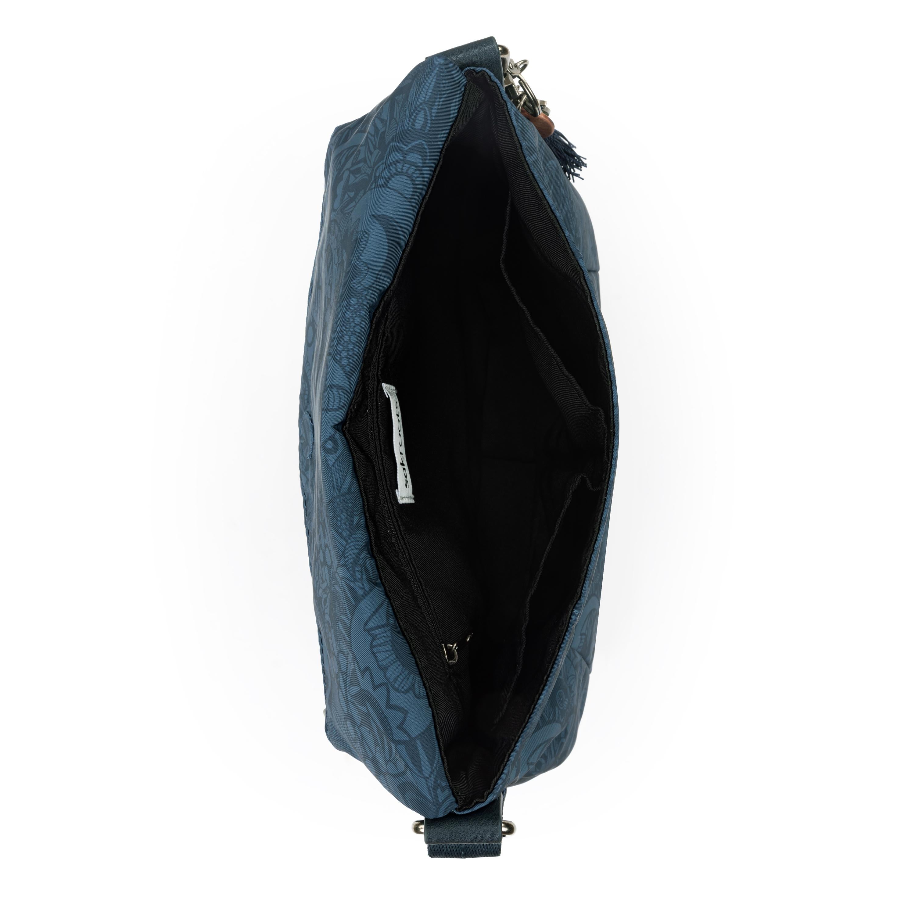 Sakroots Foldover Crossbody - EcoTwill - Indigo Spirit Desert