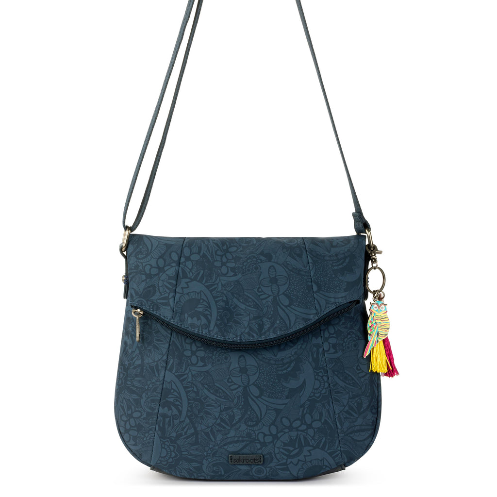 Sakroots Foldover Crossbody - EcoTwill - Indigo Spirit Desert