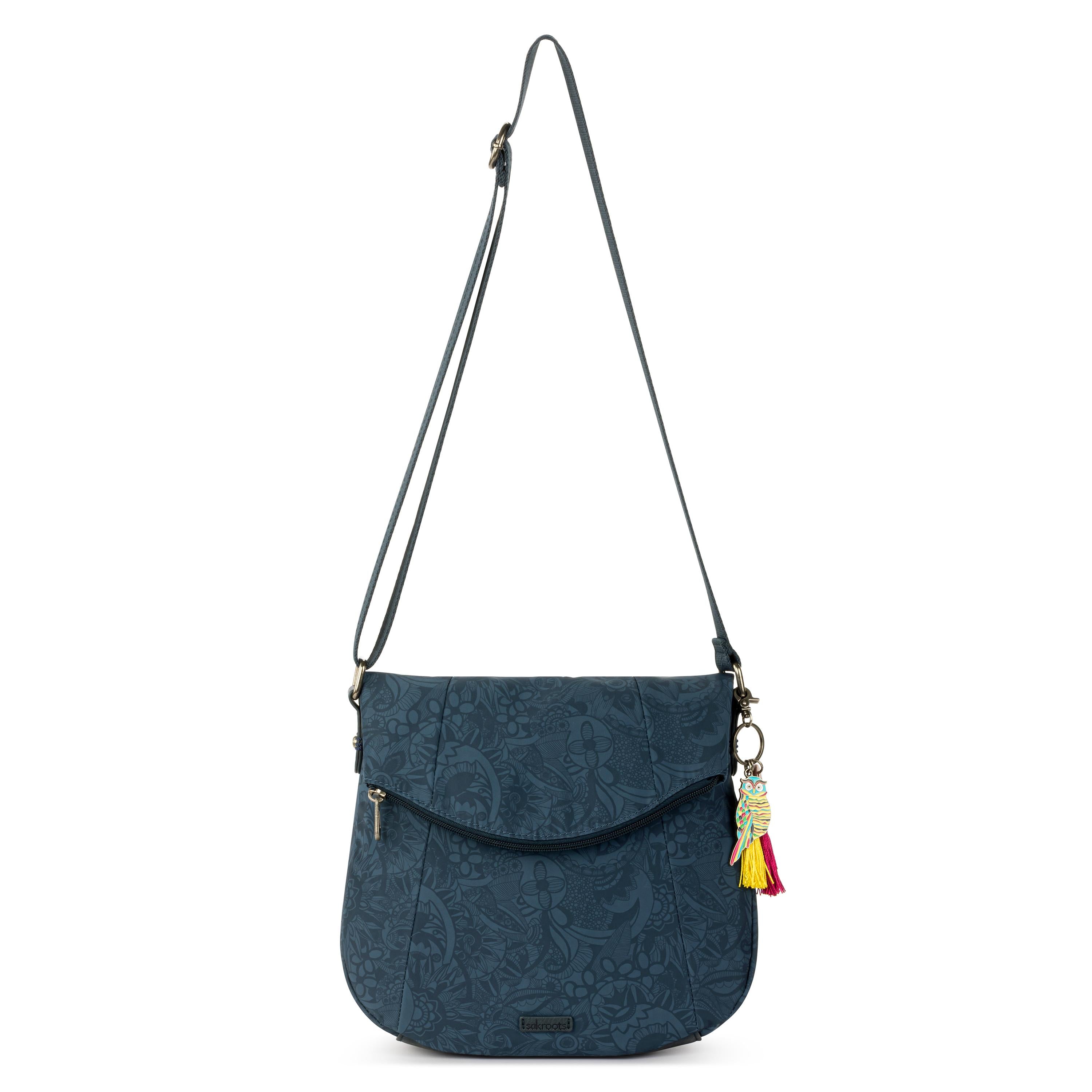 Sakroots Foldover Crossbody - EcoTwill - Indigo Spirit Desert
