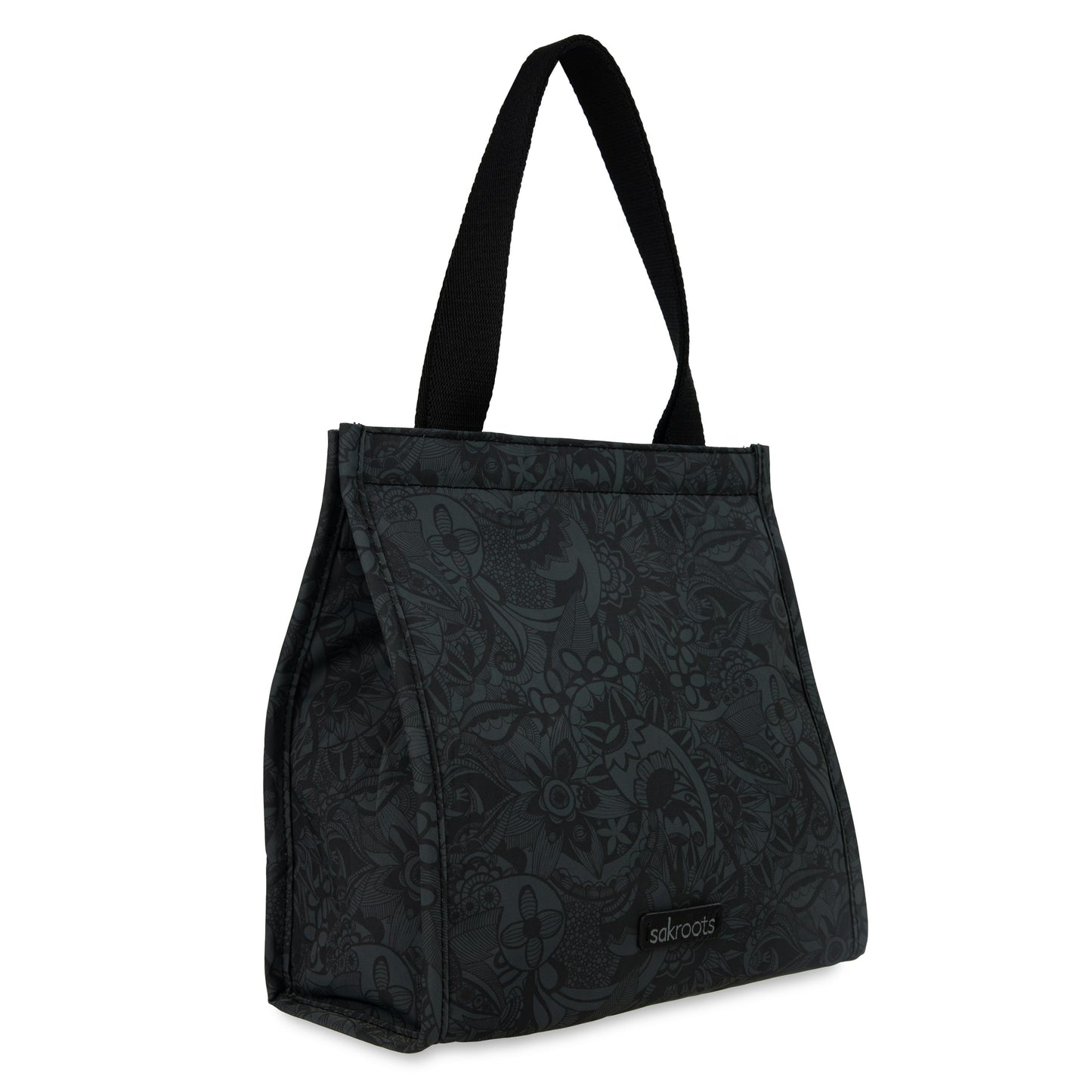 Sakroots On The Go Lunch Bag EcoTwill - Black Spirit Desert