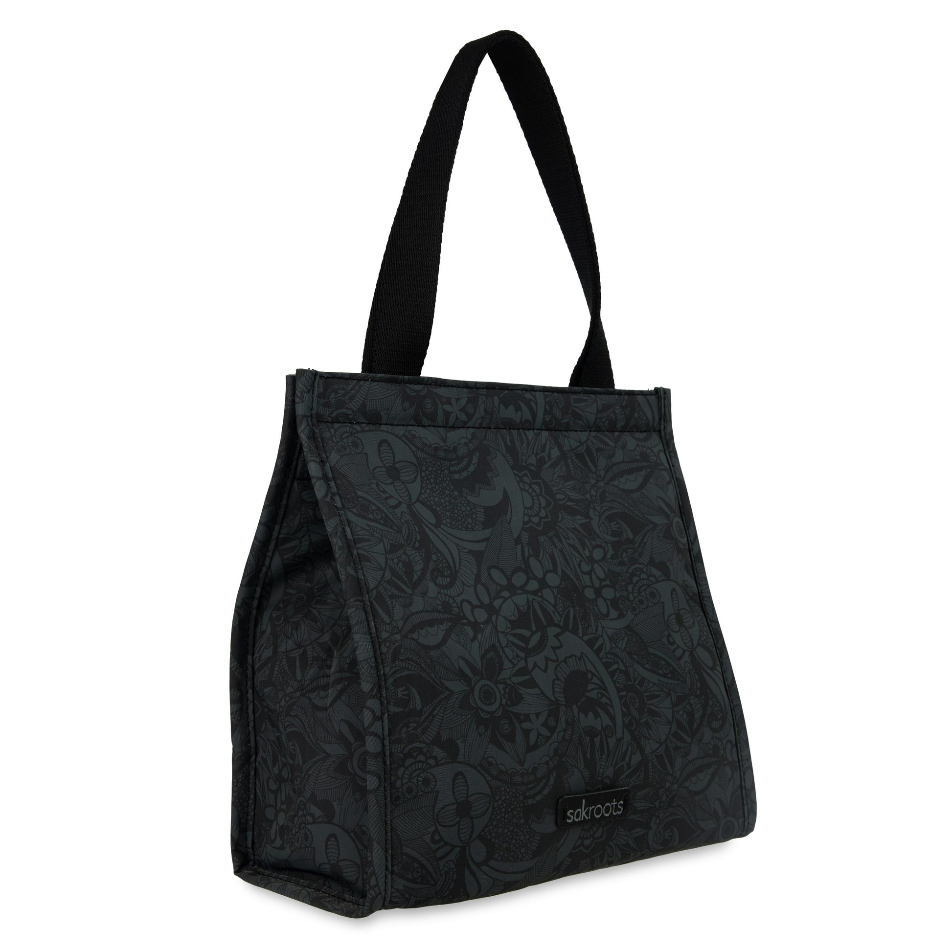 Sakroots On The Go Lunch Bag EcoTwill - Black Spirit Desert