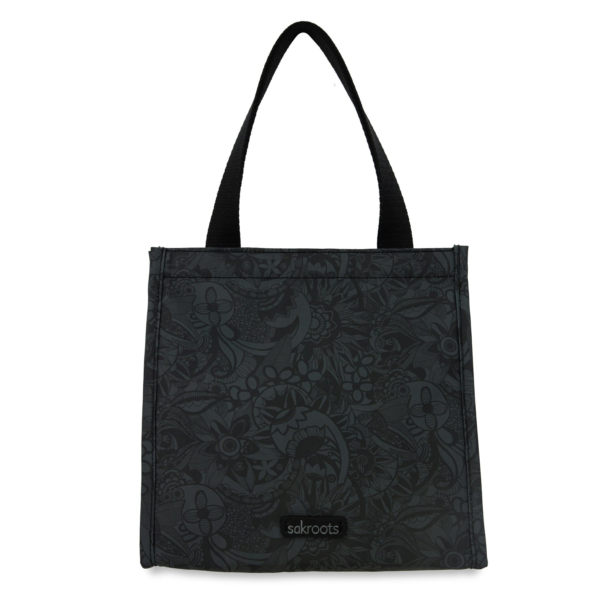 Sakroots On The Go Lunch Bag EcoTwill - Black Spirit Desert