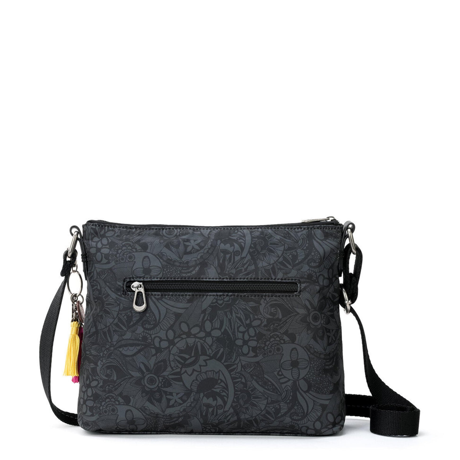 Sakroots Basic Crossbody EcoTwill - |Black Spirit Desert|