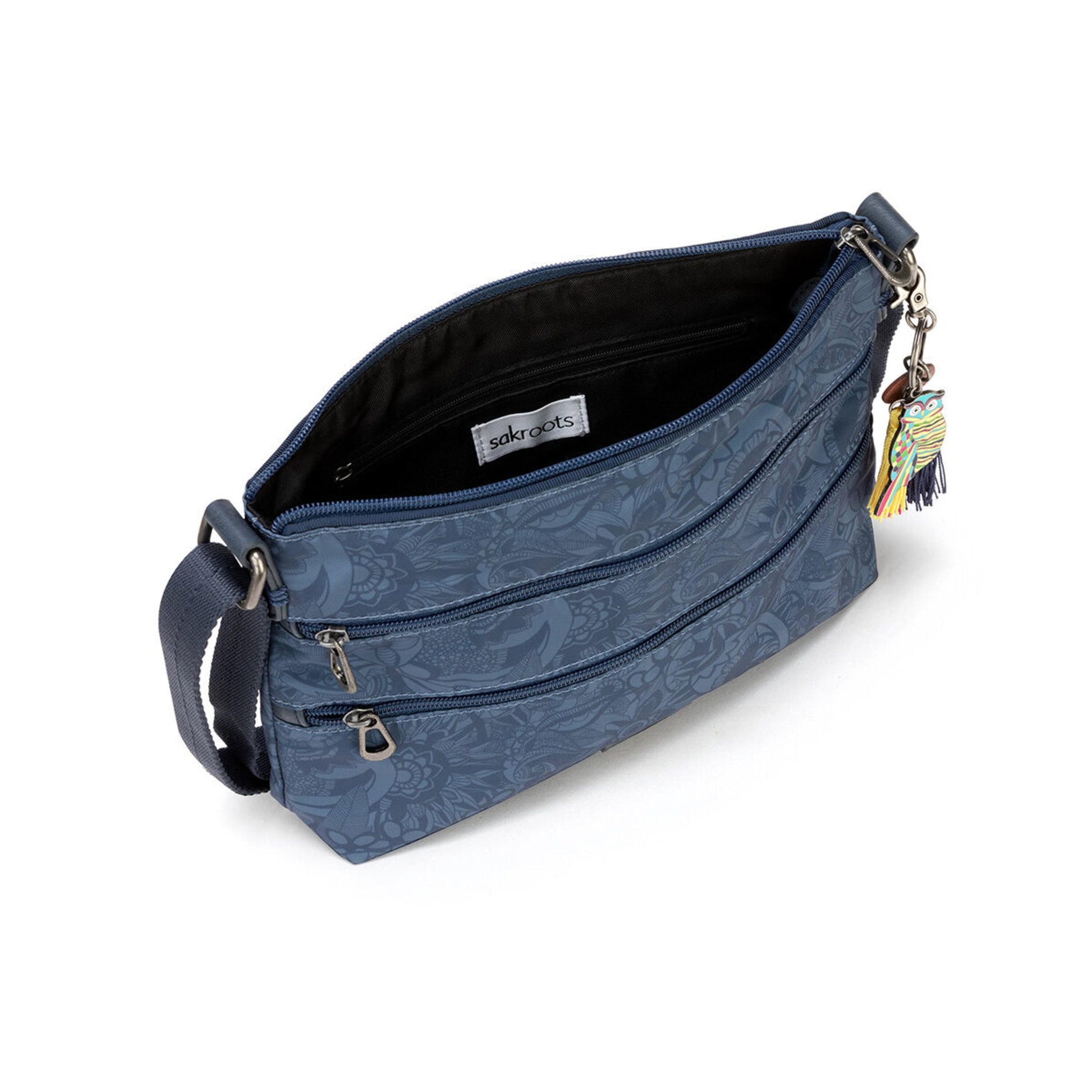 Sakroots Basic Crossbody EcoTwill - |Indigo Spirit Desert|
