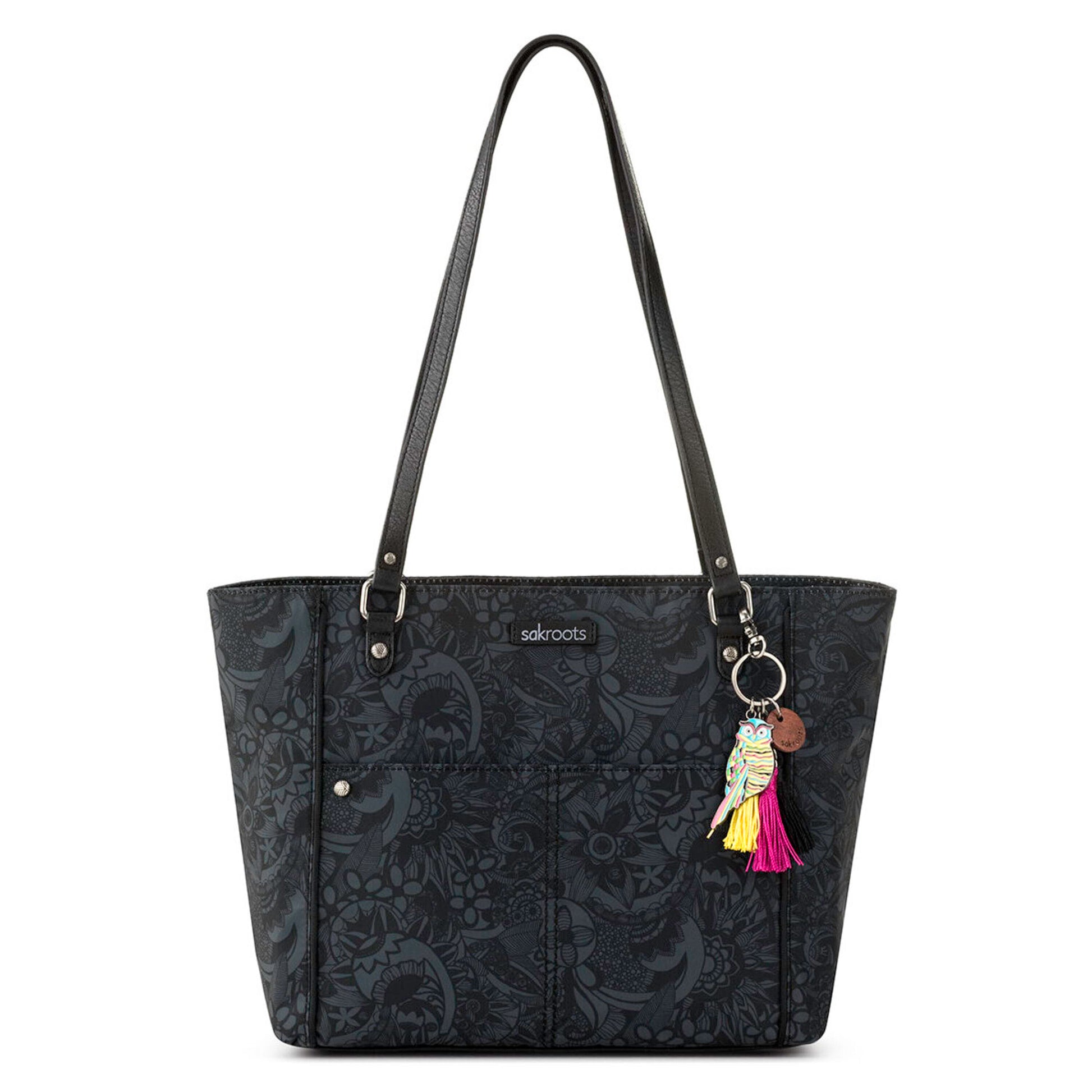 Sakroots Metro Tote EcoTwill - |Black Spirit Desert|
