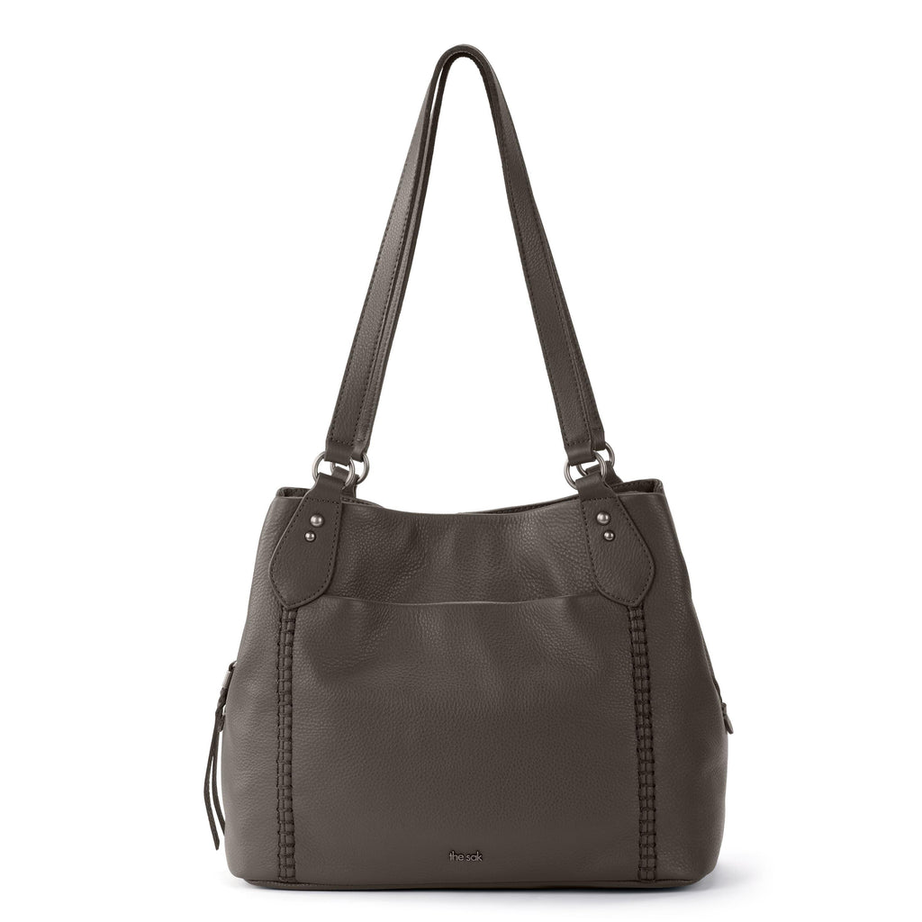 The Sak Melrose Satchel - Leather - Slate