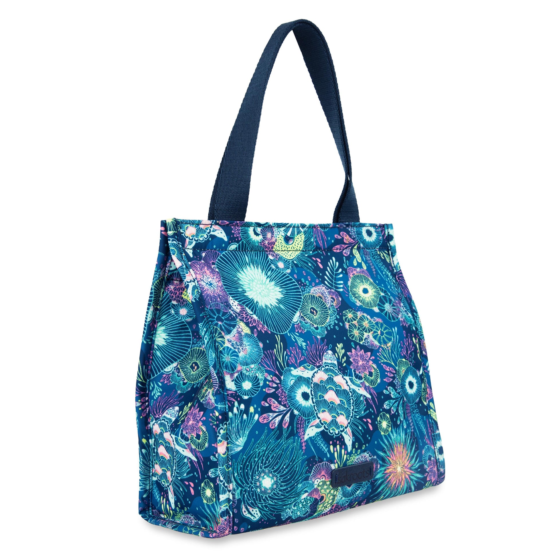 Sakroots On The Go Lunch Bag EcoTwill - Royal Blue Seascape