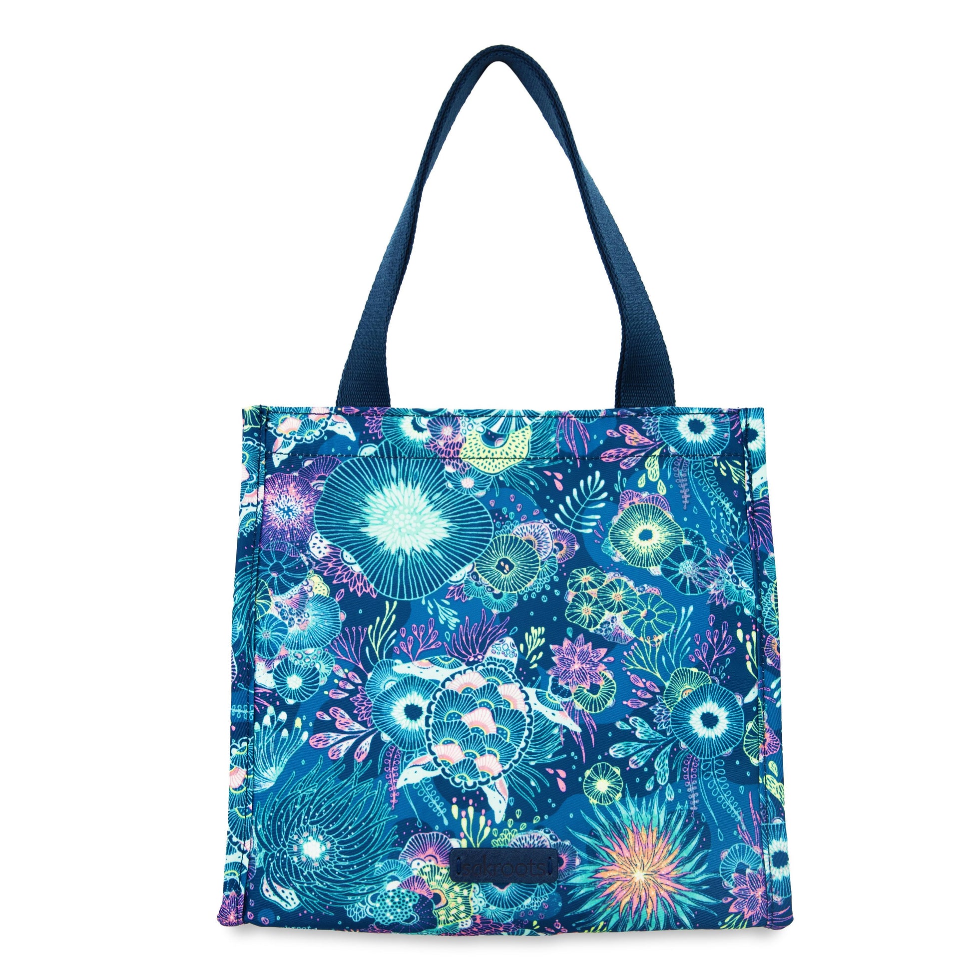 Sakroots On The Go Lunch Bag EcoTwill - Royal Blue Seascape