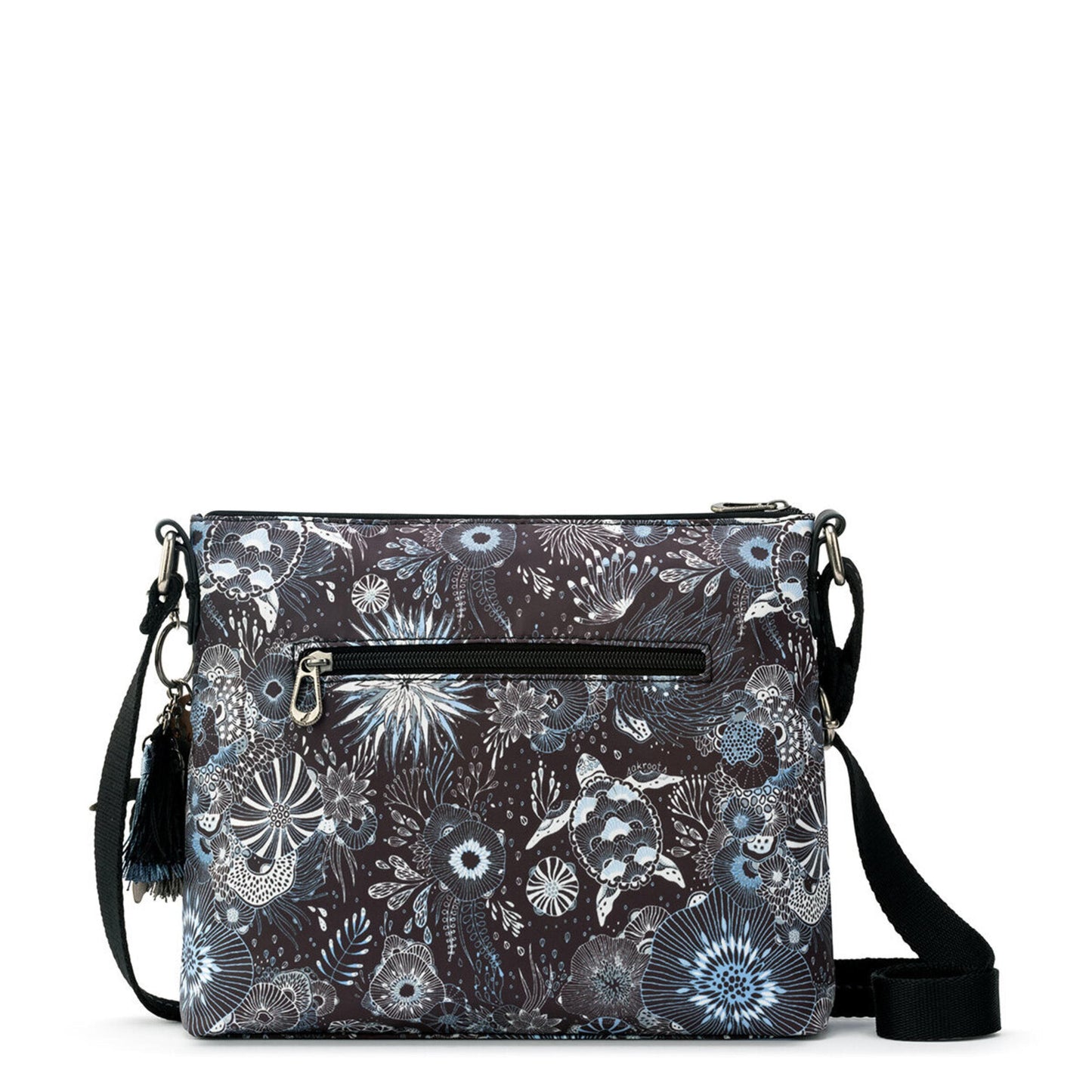 Sakroots Basic Crossbody EcoTwill - |Midnight Seascape|