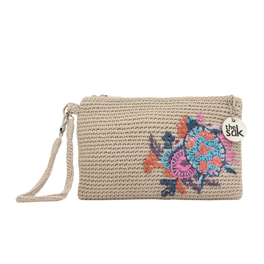 The Sak Wristlet Crochet - |Ecru Seascape|