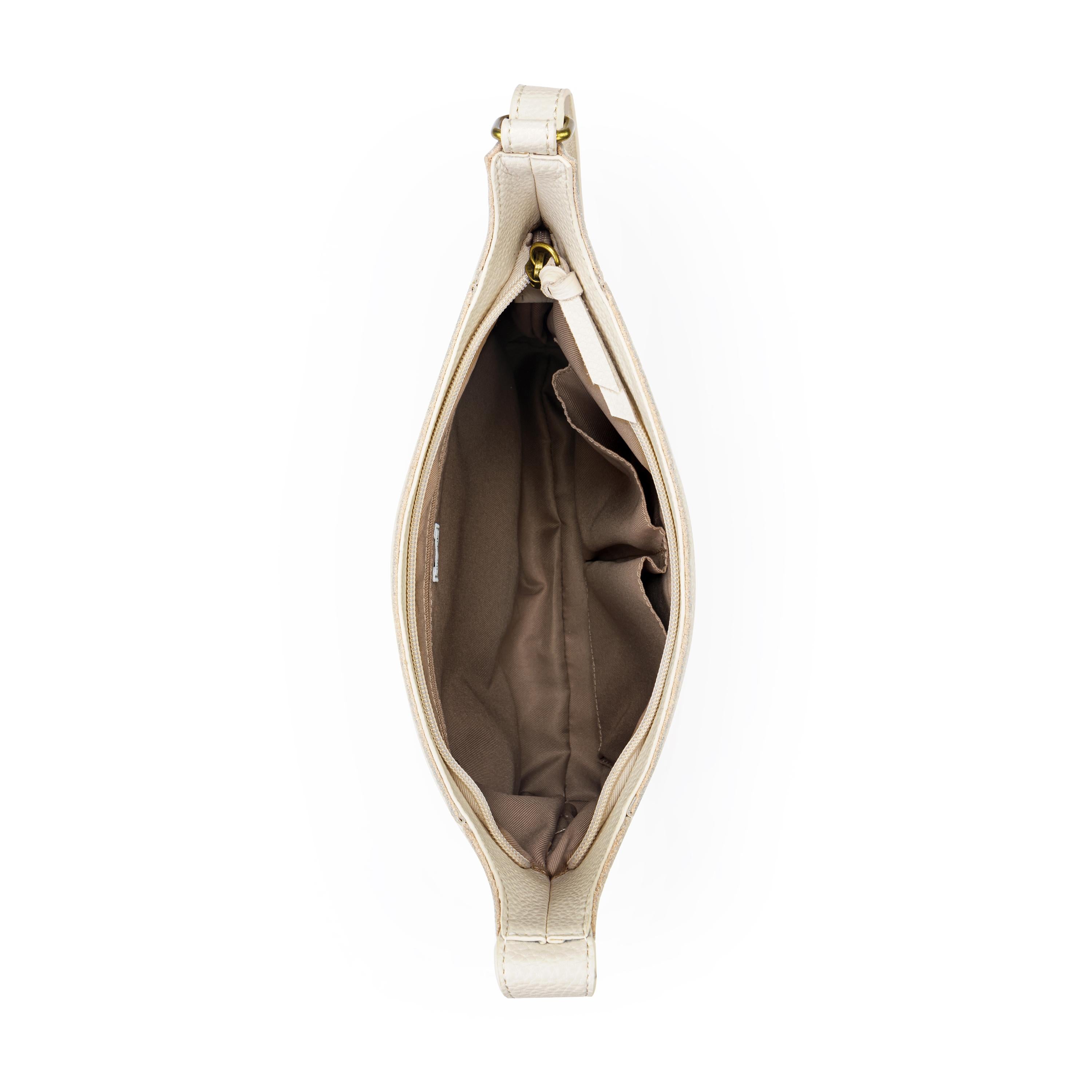 The Sak De Young Crossbody - Leather - Stone