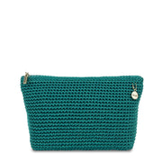 Essential Pouch - Hand Crochet - Azure