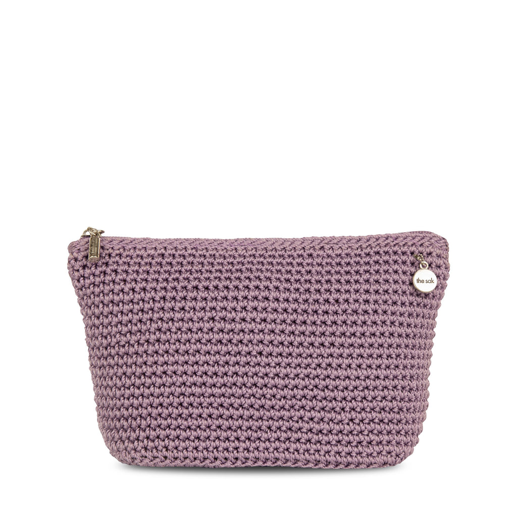 The Sak Essential Pouch - Hand Crochet - Heather
