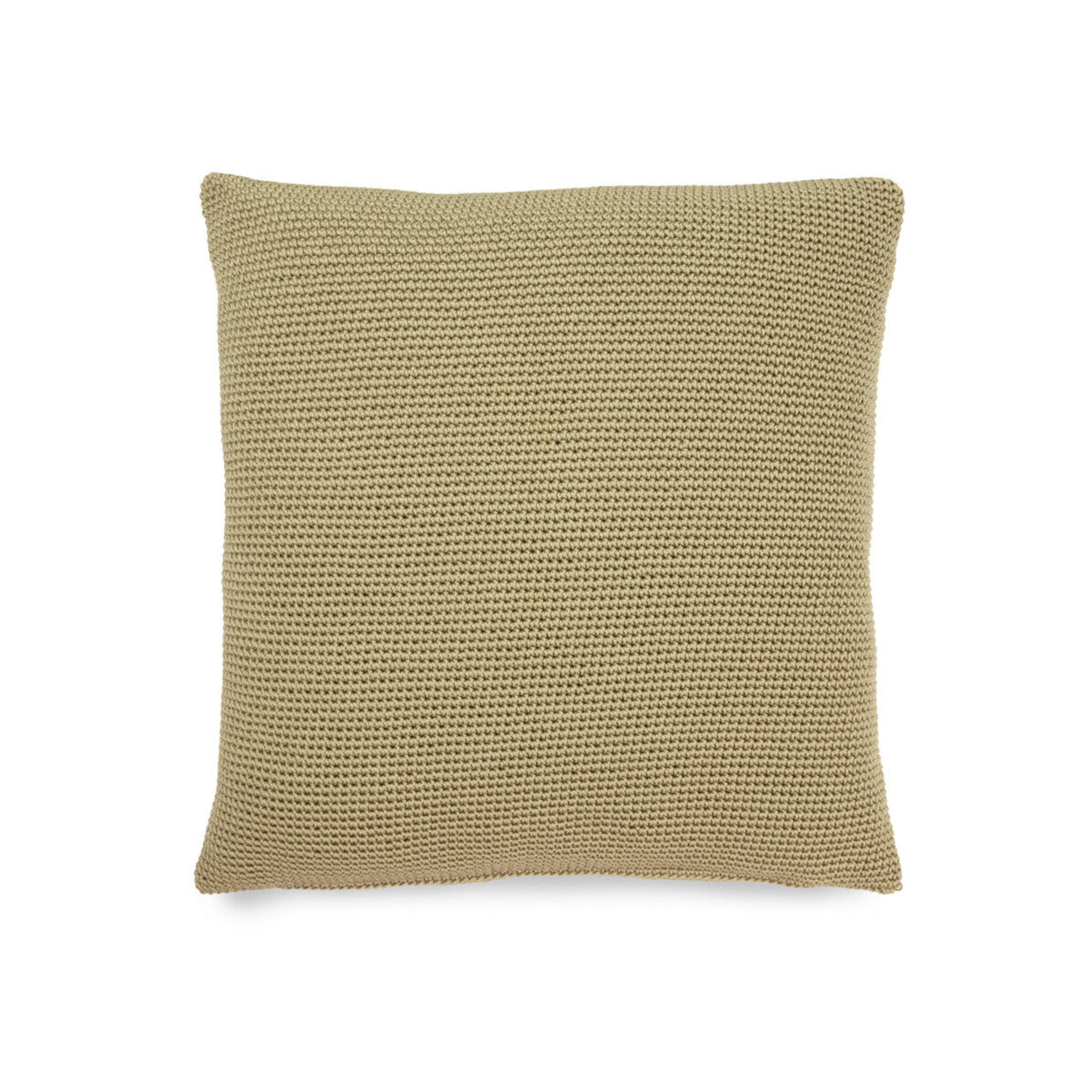 The Sak Pillow Cover 18 x 18 - Hand Crochet - Sage