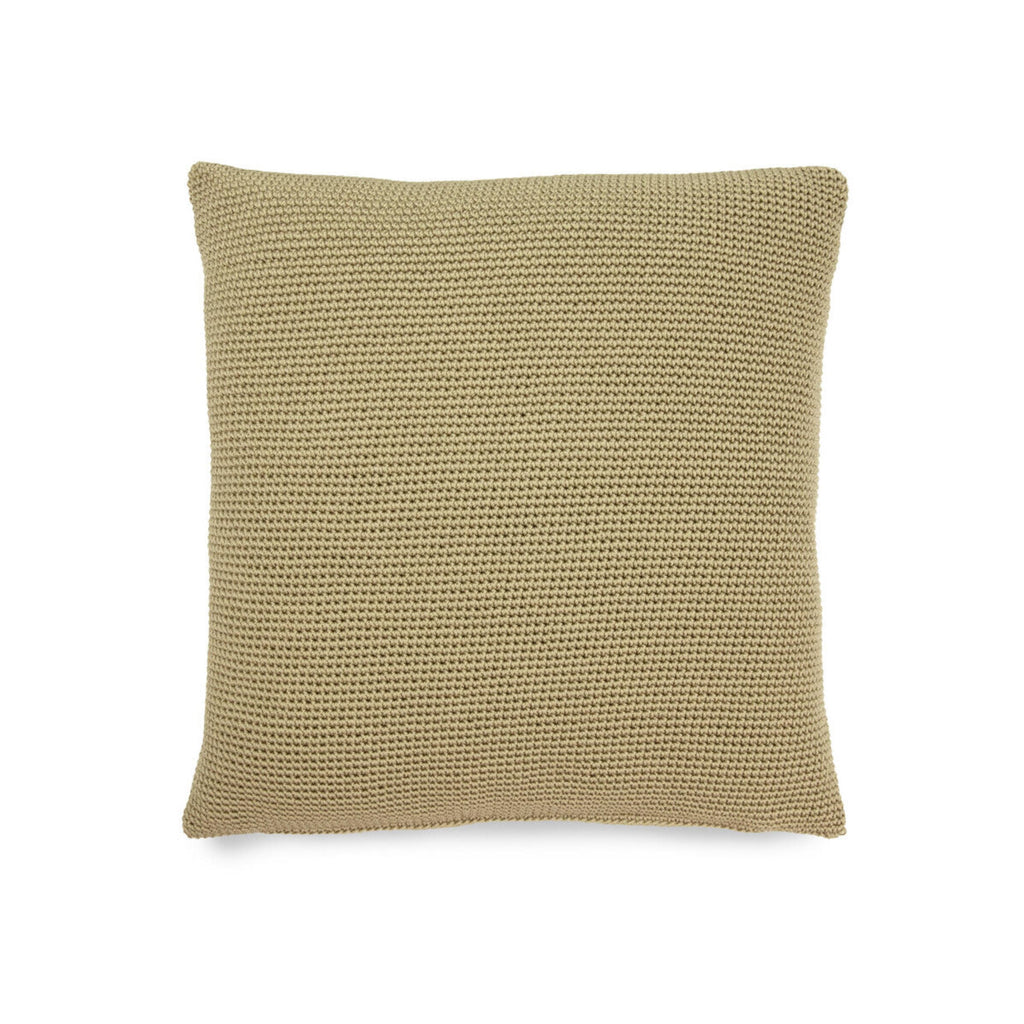 The Sak Pillow Cover 18 x 18 - Hand Crochet - Sage