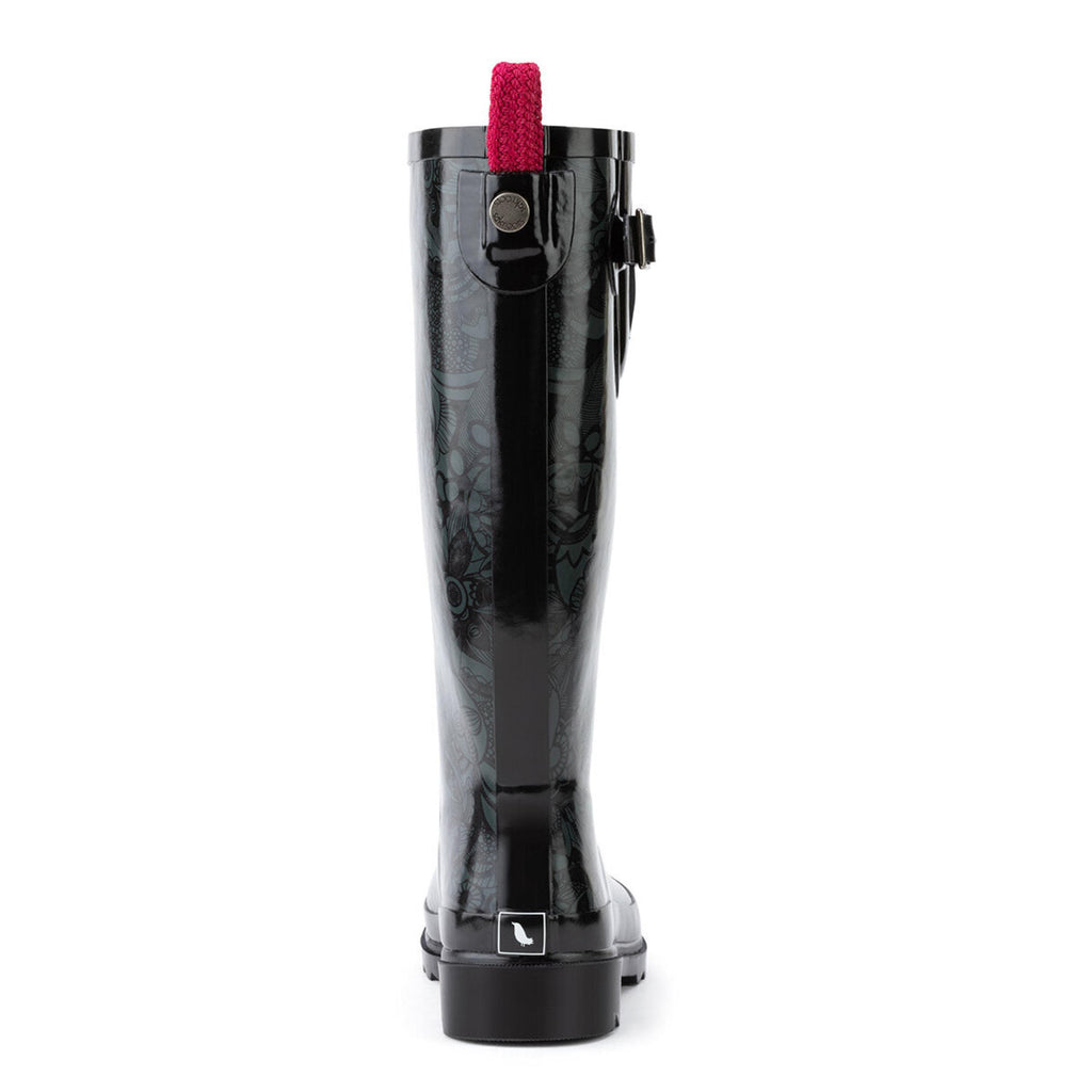 Sakroots Rhythm Rainboot - Rubber - Black Spirit Desert