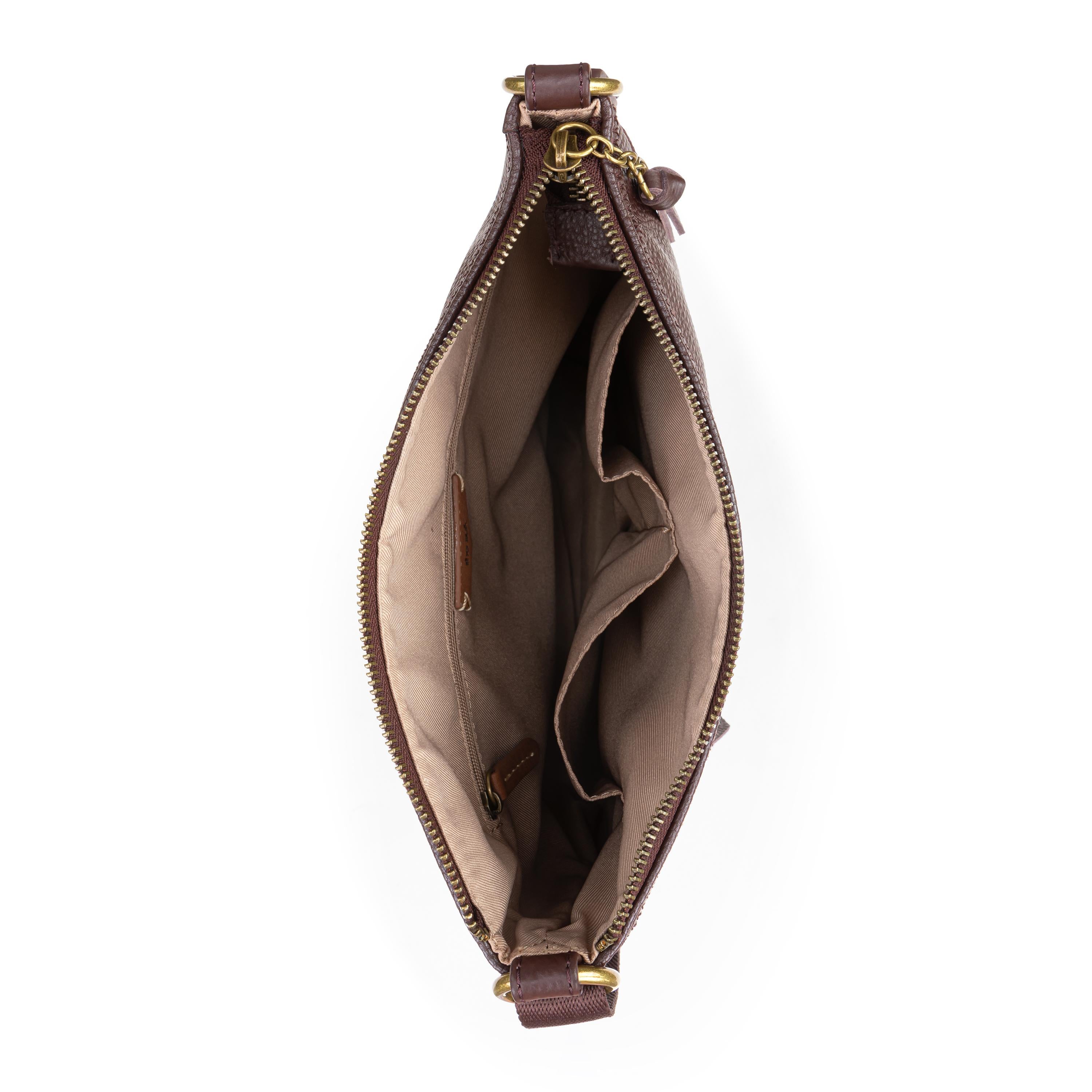 The Sak Iris Crossbody - Leather - Mahogany