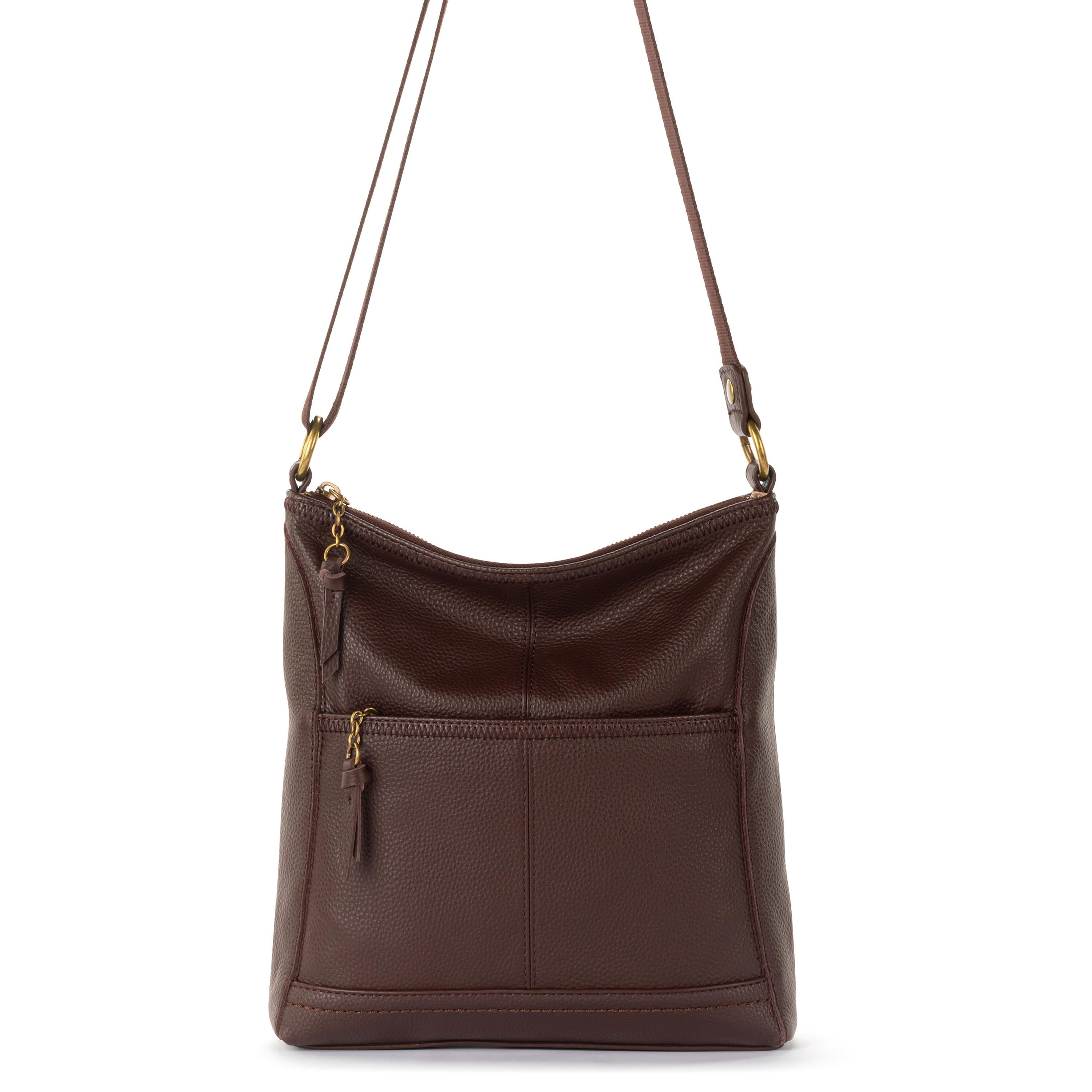 The Sak Iris Crossbody - Leather - Mahogany