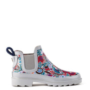 Rhyme Rainboot - Rubber - Crimson Enchanted Forest