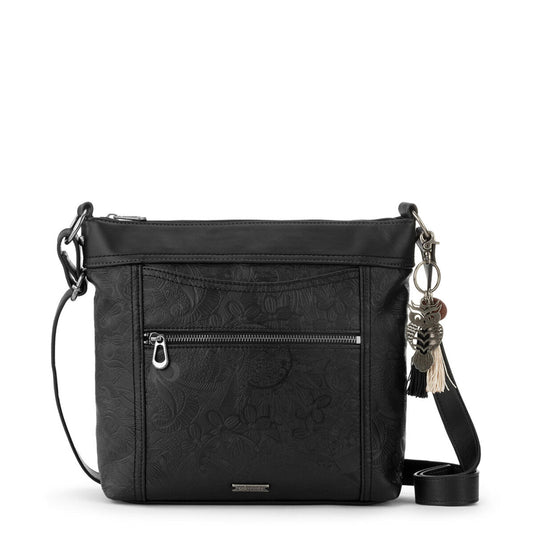 Sakroots Arcadia Recycled Crossbody Vegan Leather - |Black|