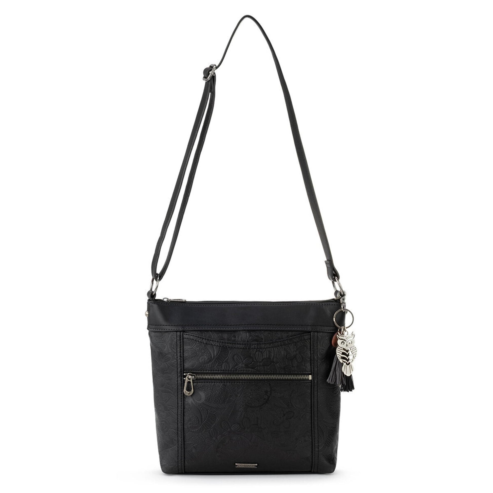 Sakroots Arcadia Recycled Crossbody Vegan Leather - |Black|